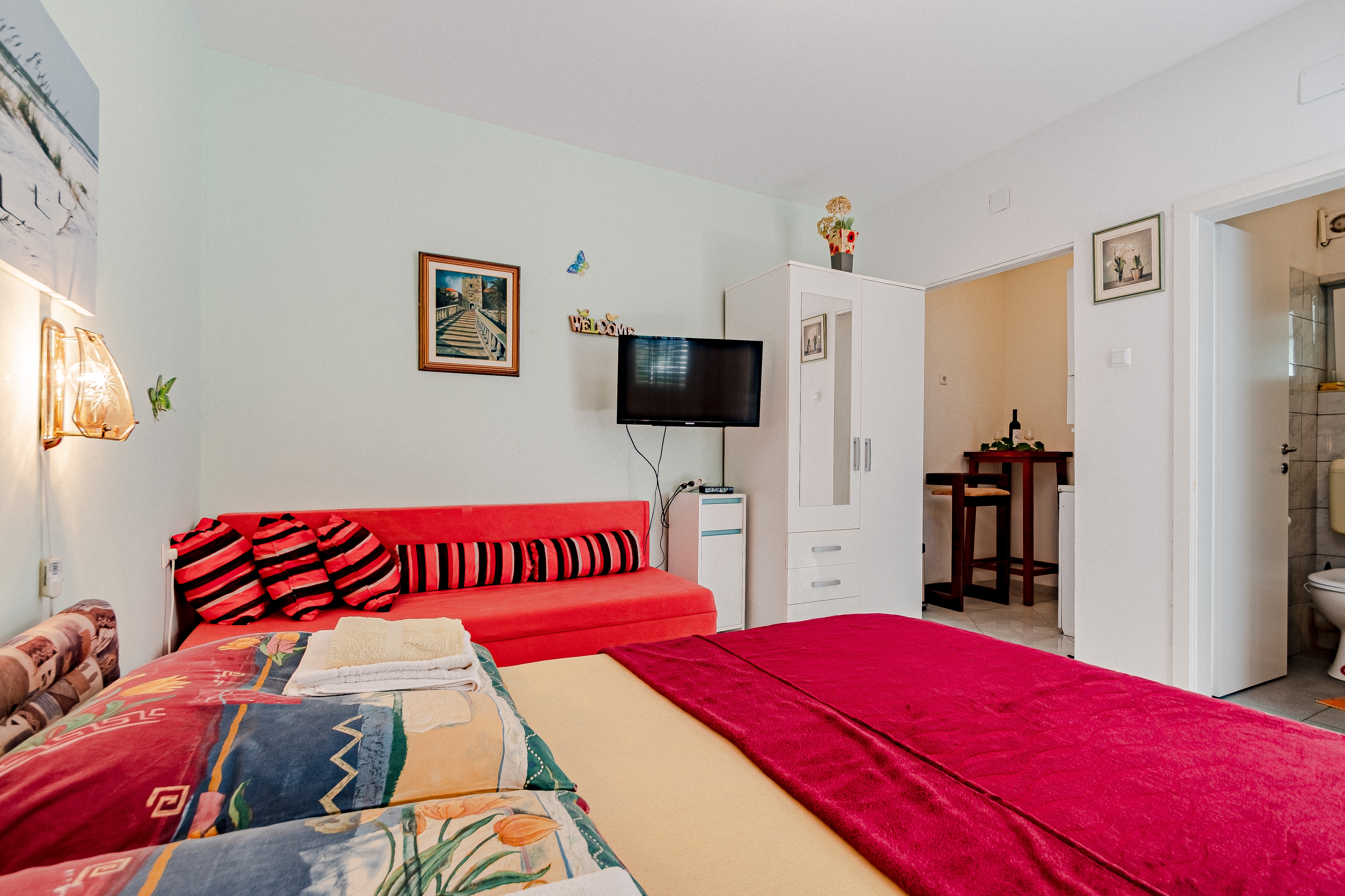 Studio flat with terrace Orebić, Pelješac  AS-a