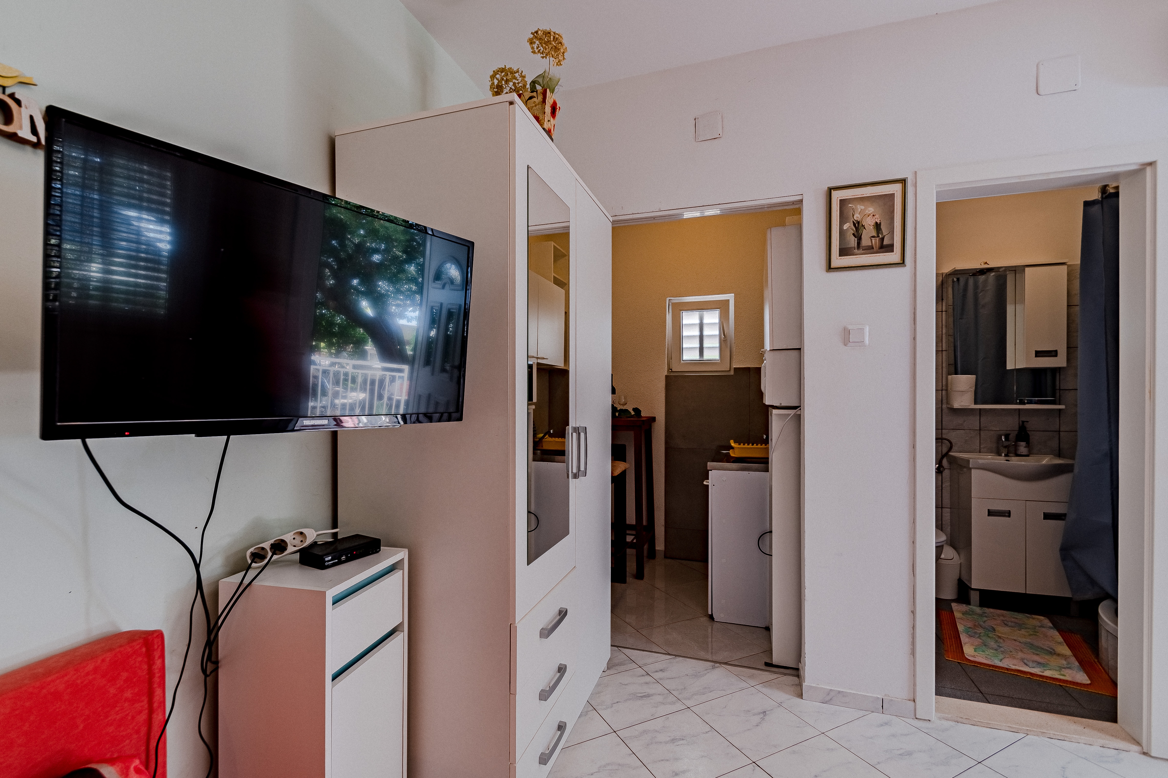 Studio flat with terrace Orebić, Pelješac  AS-a