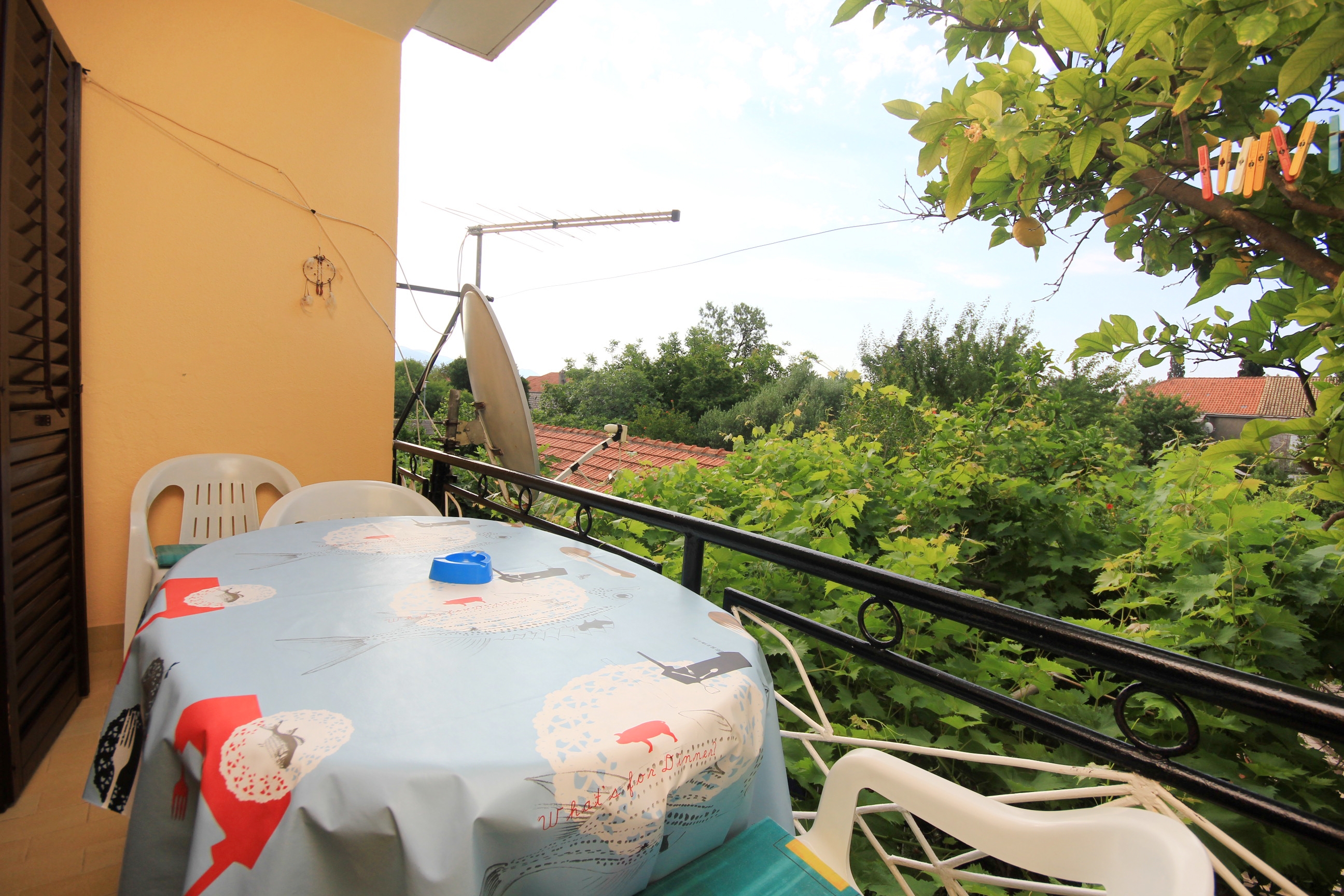One bedroom apartment with balcony Orebić, Pelješac (A-10190-a)