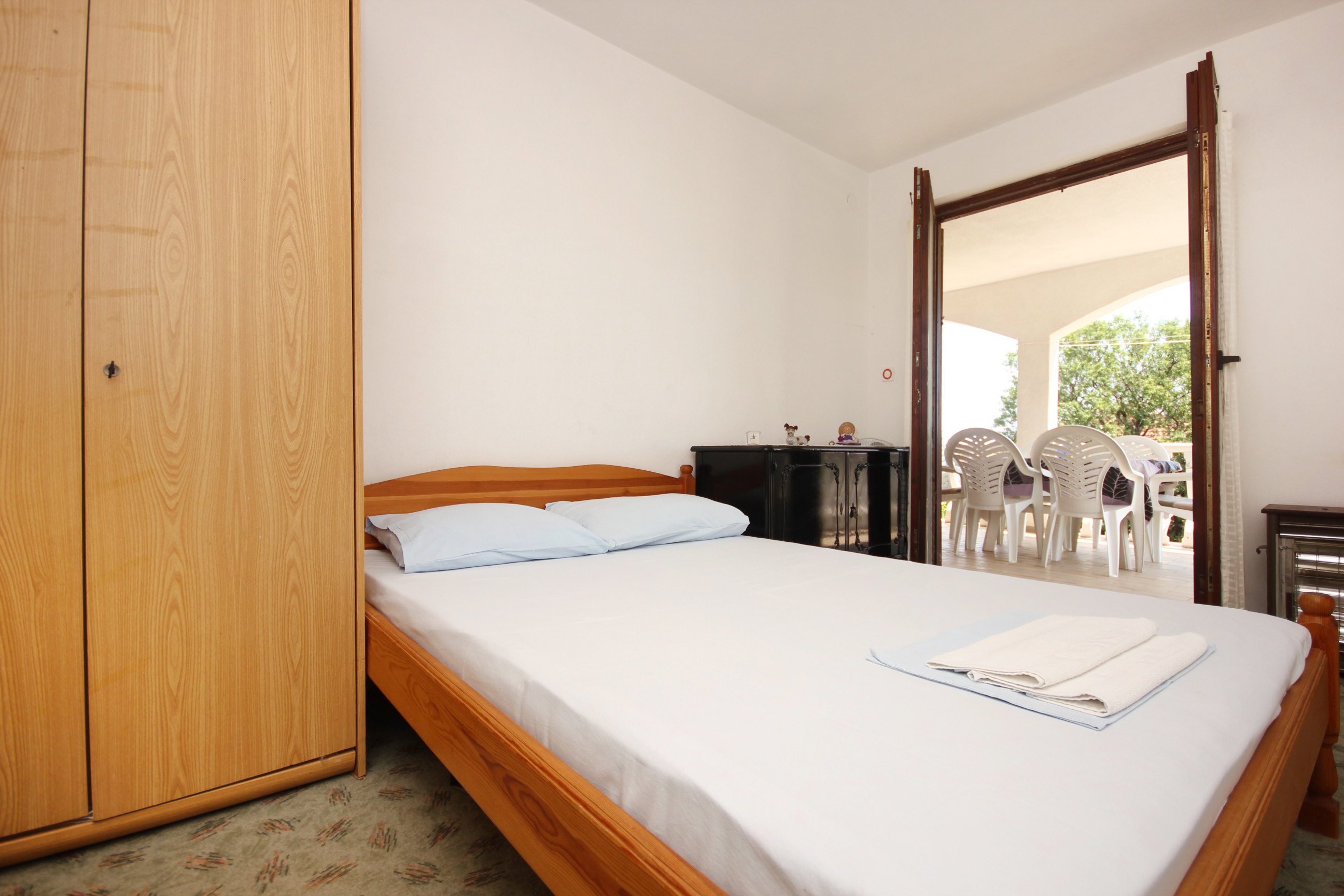 One bedroom apartment with terrace and sea view Orebić, Pelješac  A-b