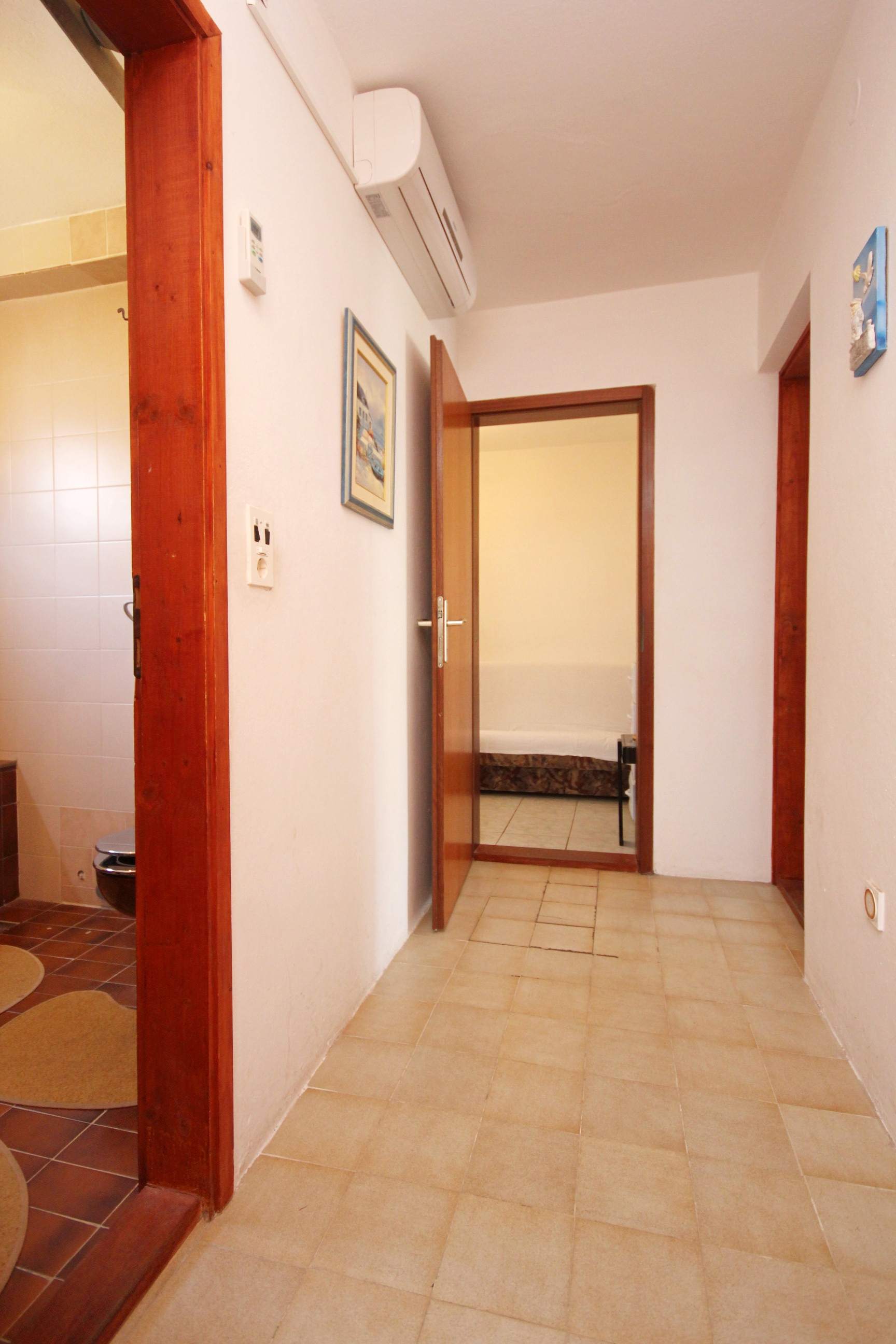 One bedroom apartment with terrace and sea view Orebić, Pelješac  A-b