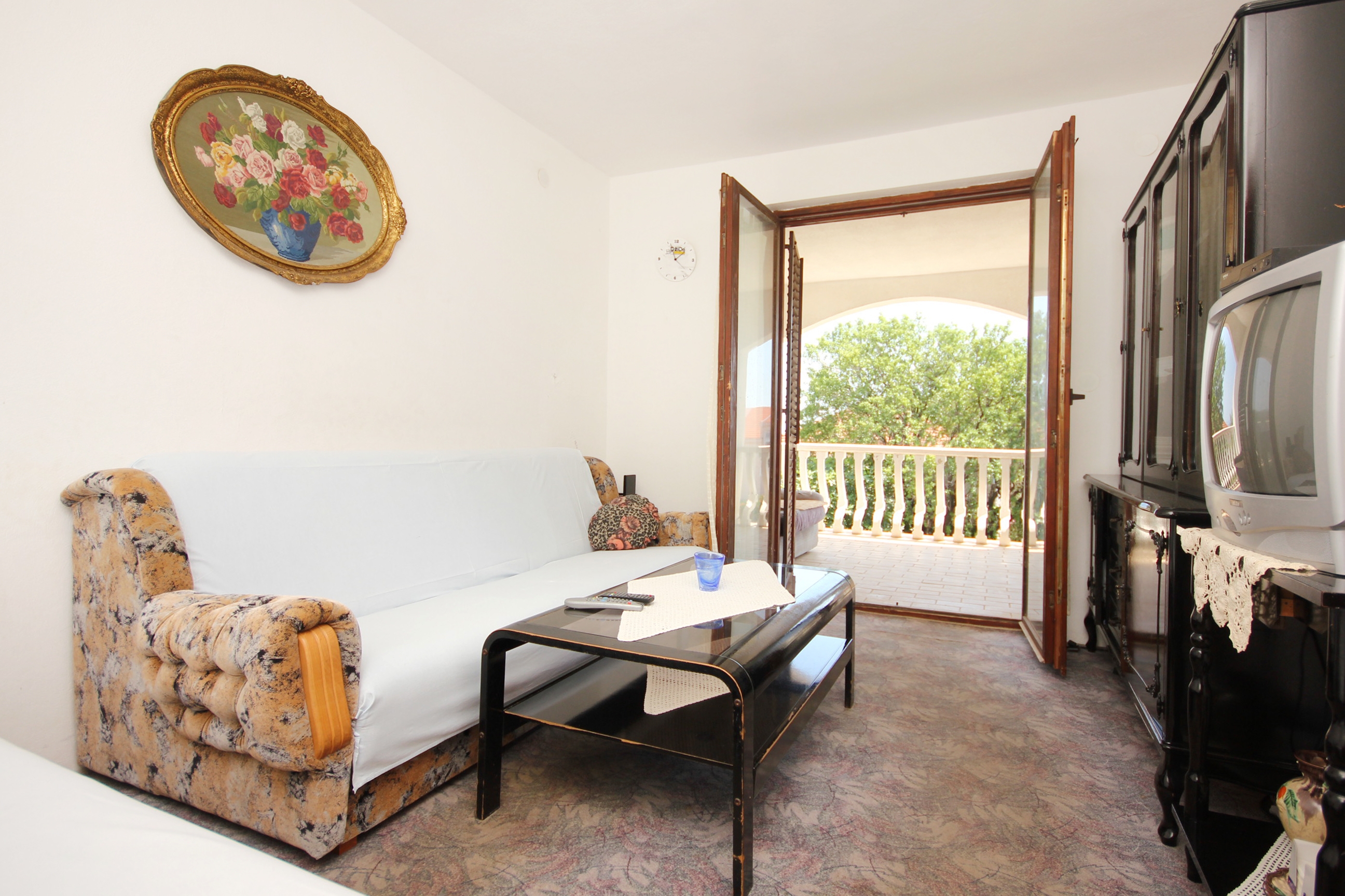 One bedroom apartment with terrace and sea view Orebić, Pelješac  A-b
