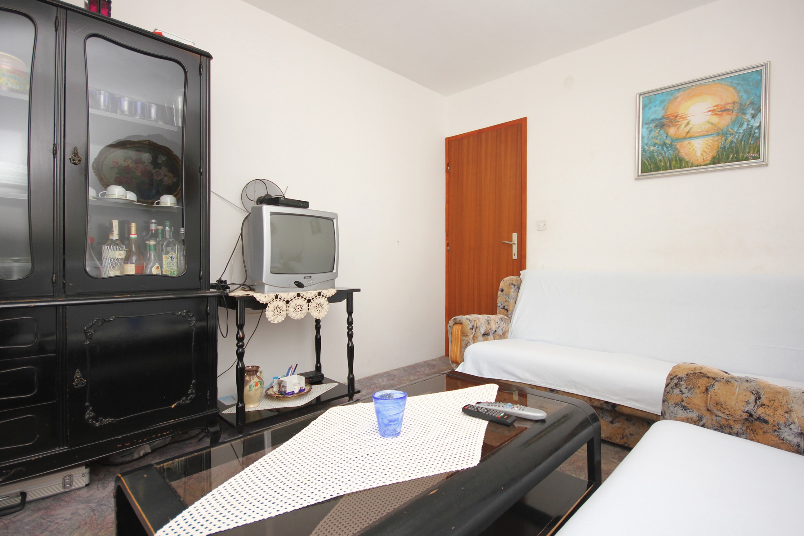 One bedroom apartment with terrace and sea view Orebić, Pelješac  A-b
