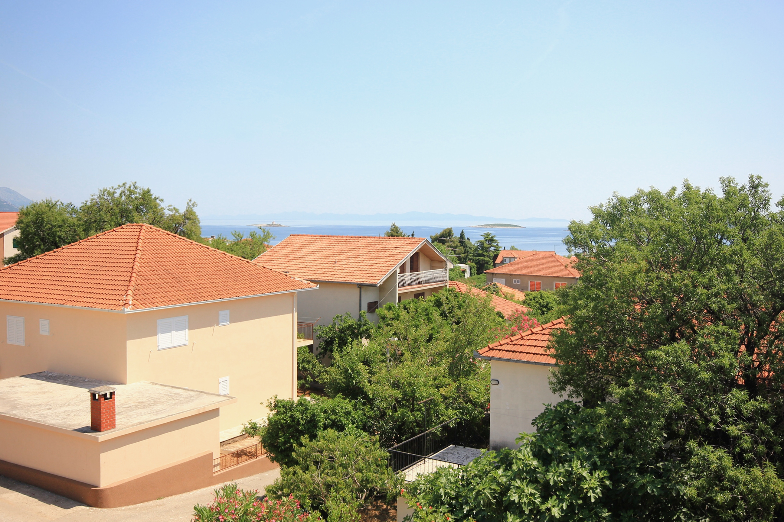 Studio flat with terrace and sea view Orebić, Pelješac  AS-a