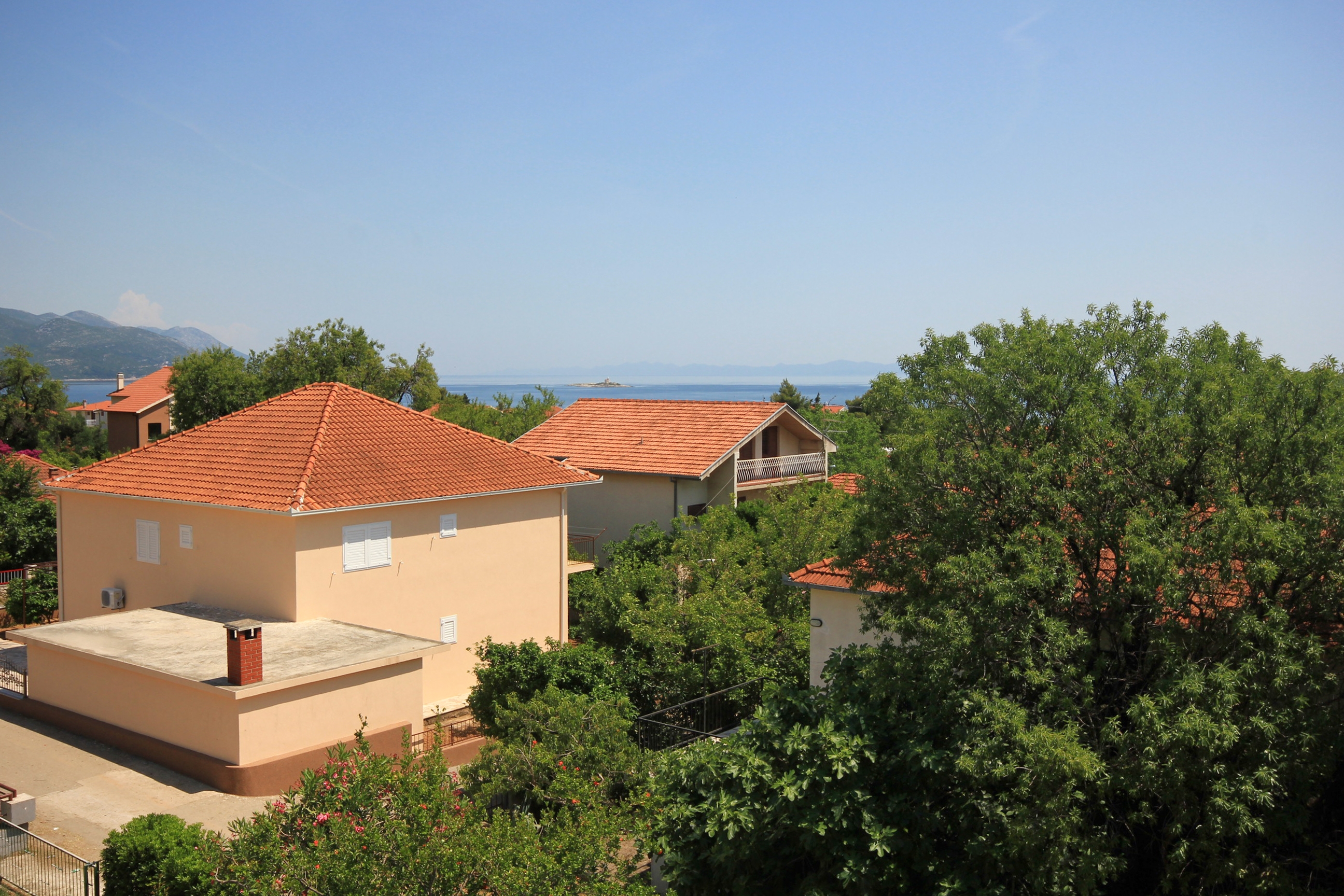 Studio flat with terrace and sea view Orebić, Pelješac  AS-b