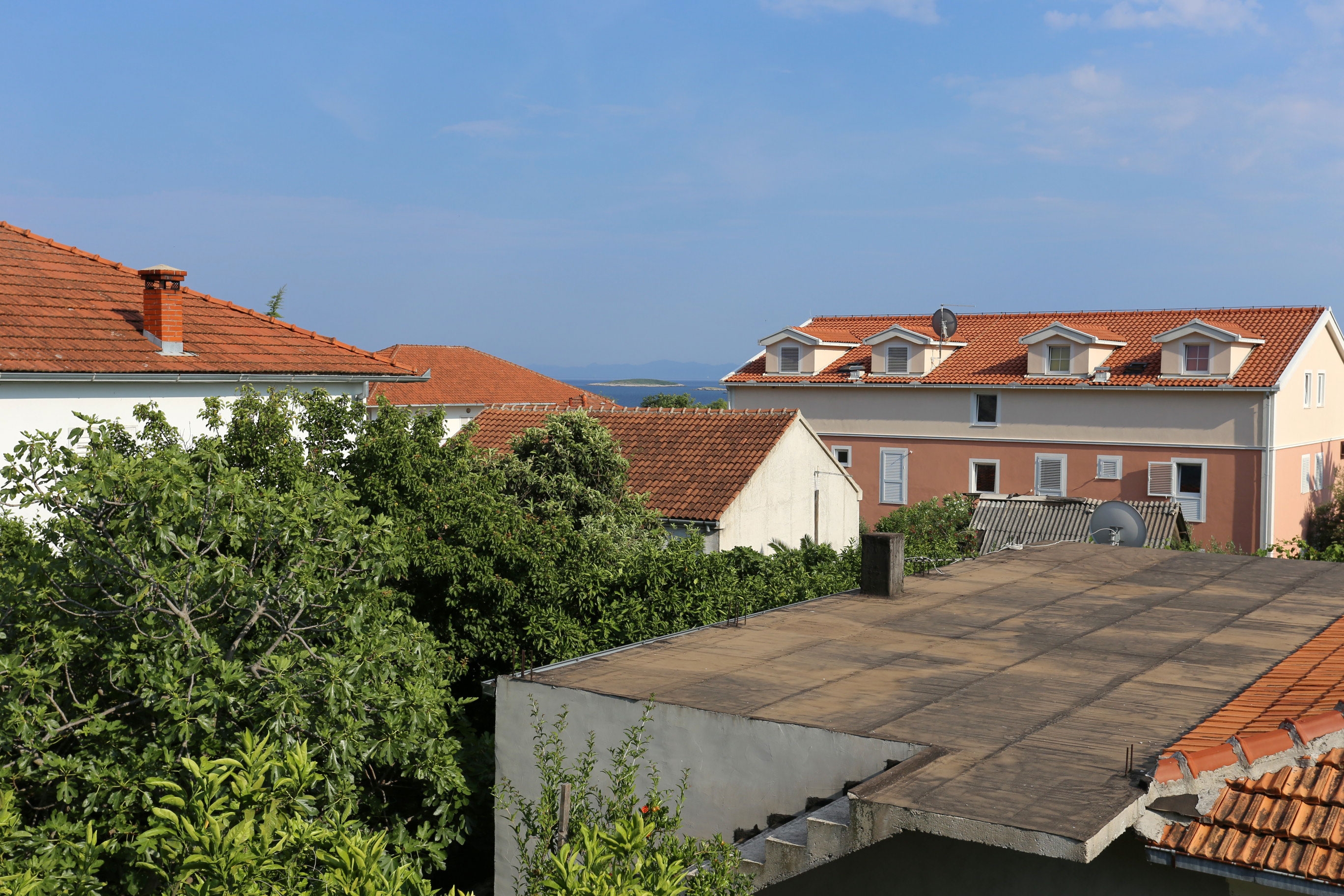 Three bedroom apartment with terrace Orebić, Pelješac  A-a