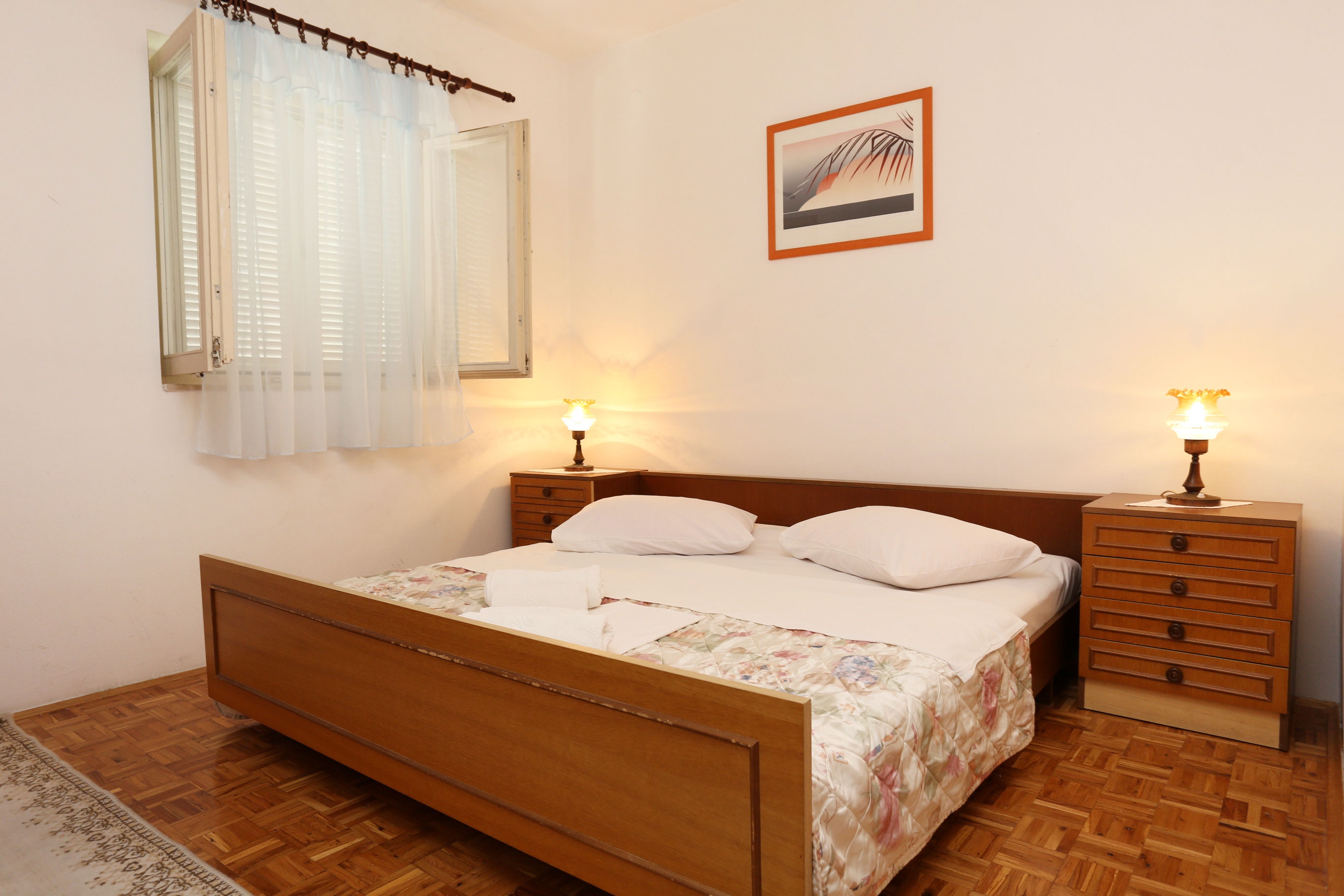 Three bedroom apartment with terrace Orebić, Pelješac  A-a