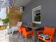 Terrace Zavode, Terrace in the apartment, with a sea view and WiFi.