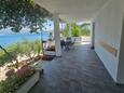 Shared terrace Pještata, Shared terrace in the apartment, with a sea view and WiFi.