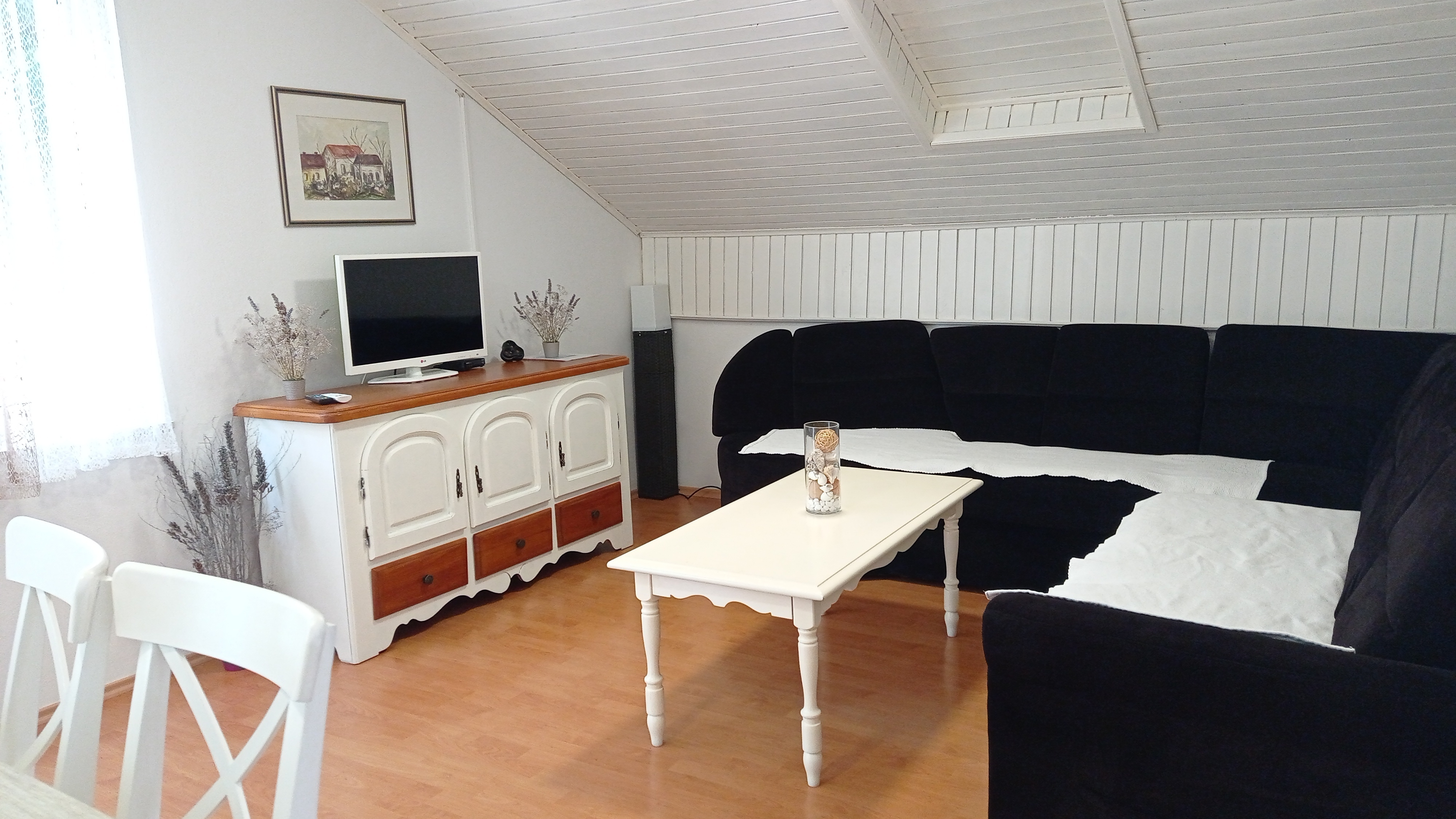 Dvosobni apartman s terasom i pogledom na more Marina, Trogir  A-a