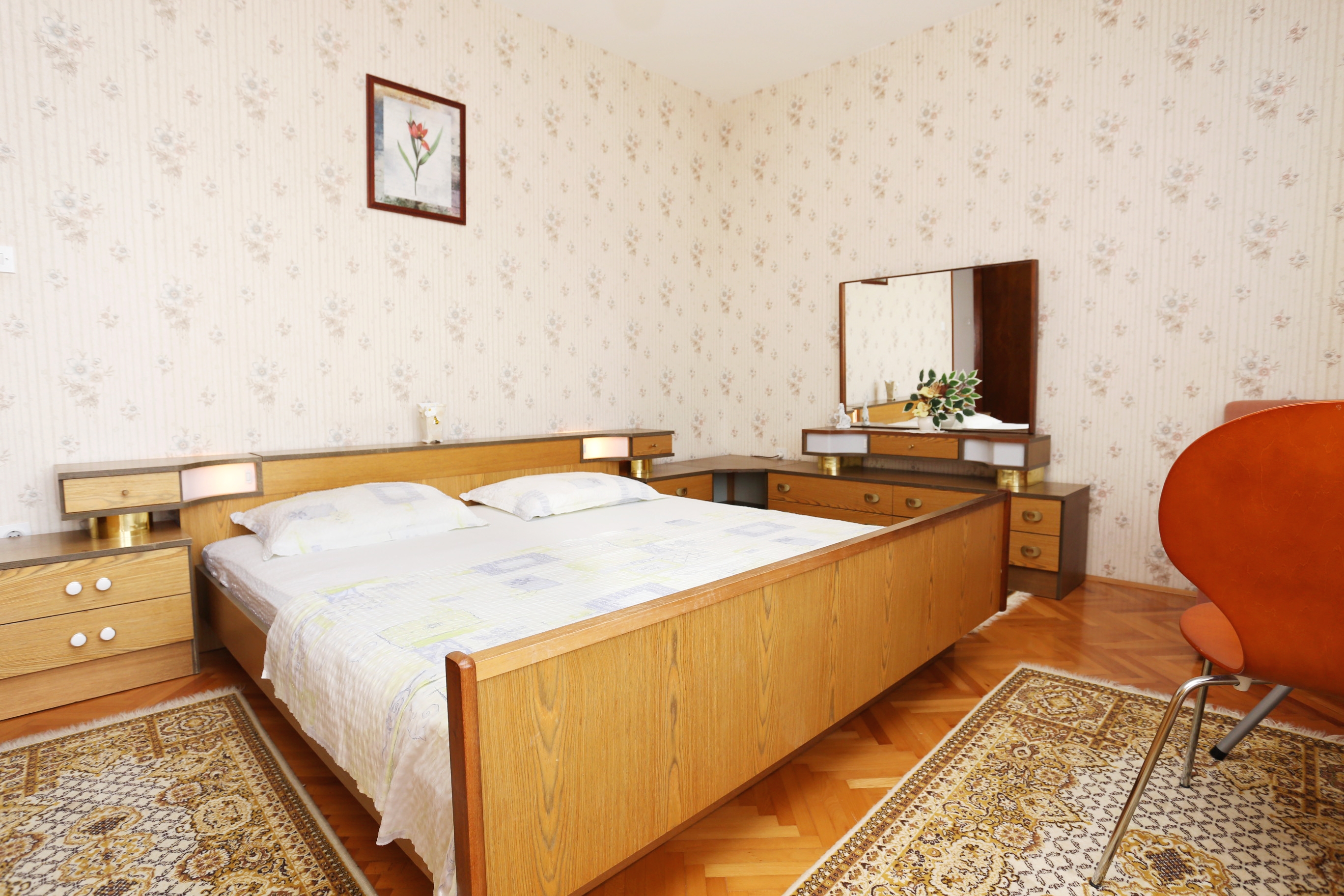 Two bedroom apartment with terrace and sea view Vinišće, Trogir  A-b