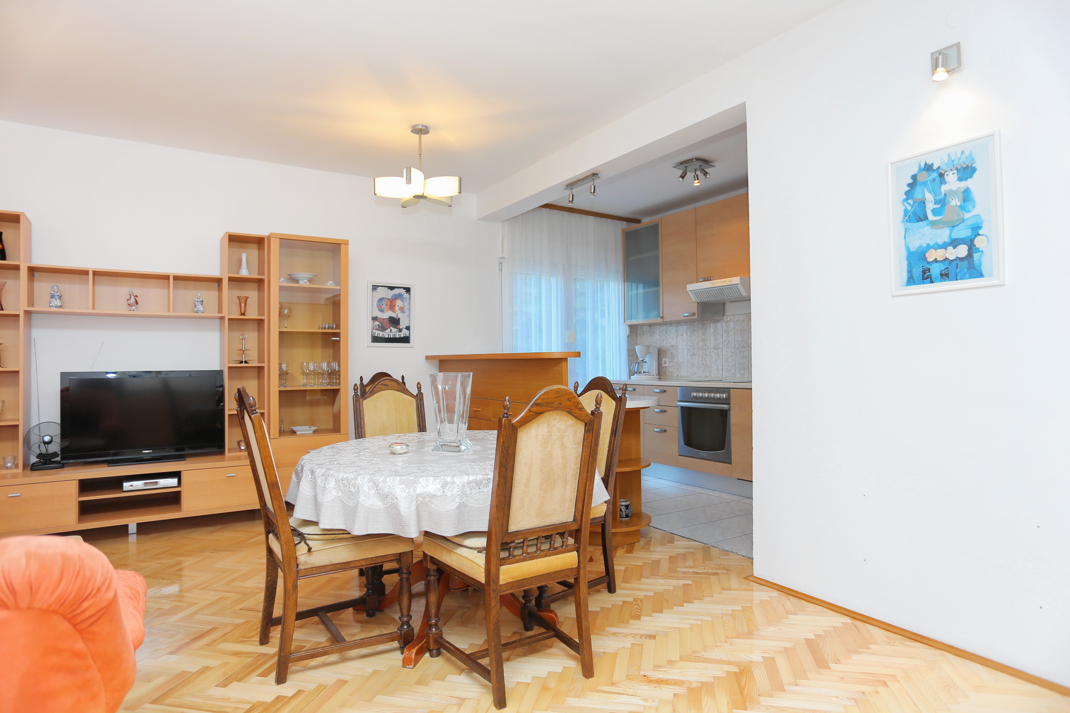 Četverosobni apartman s balkonom Podstrana, Split  A-b