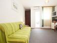 Living room Orebić, Living room in the apartment, air condition available and WiFi.