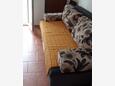 Living room Orebić, Living room in the apartment, air condition available and WiFi.