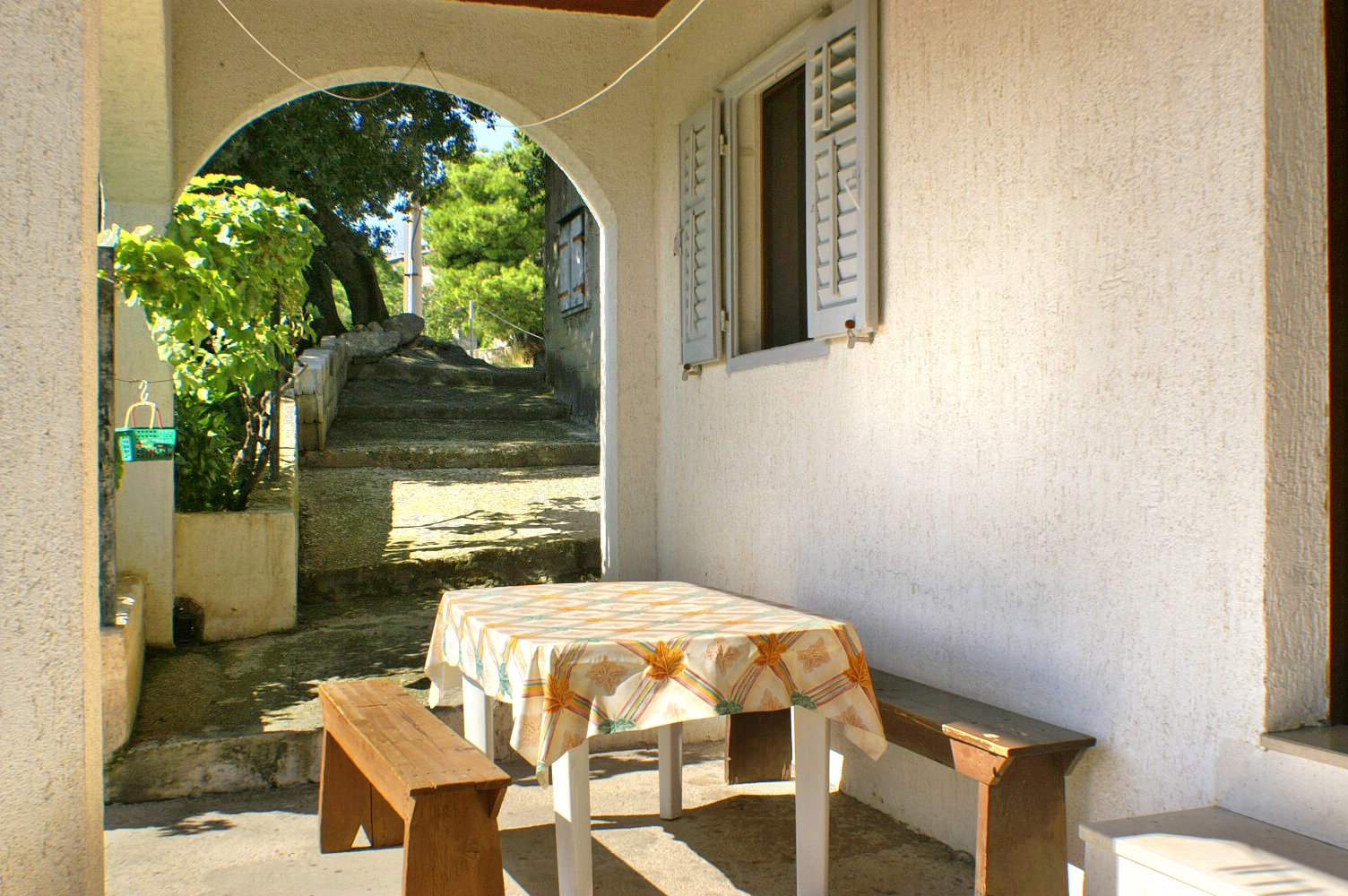 One bedroom apartment with terrace and sea view Stanići, Omiš  A-c
