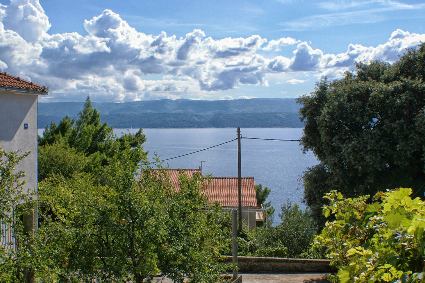 One bedroom apartment with terrace and sea view Stanići, Omiš  A-c