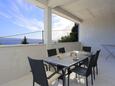 Terrace Stanići, Terrace in the apartment, with a sea view and WiFi.