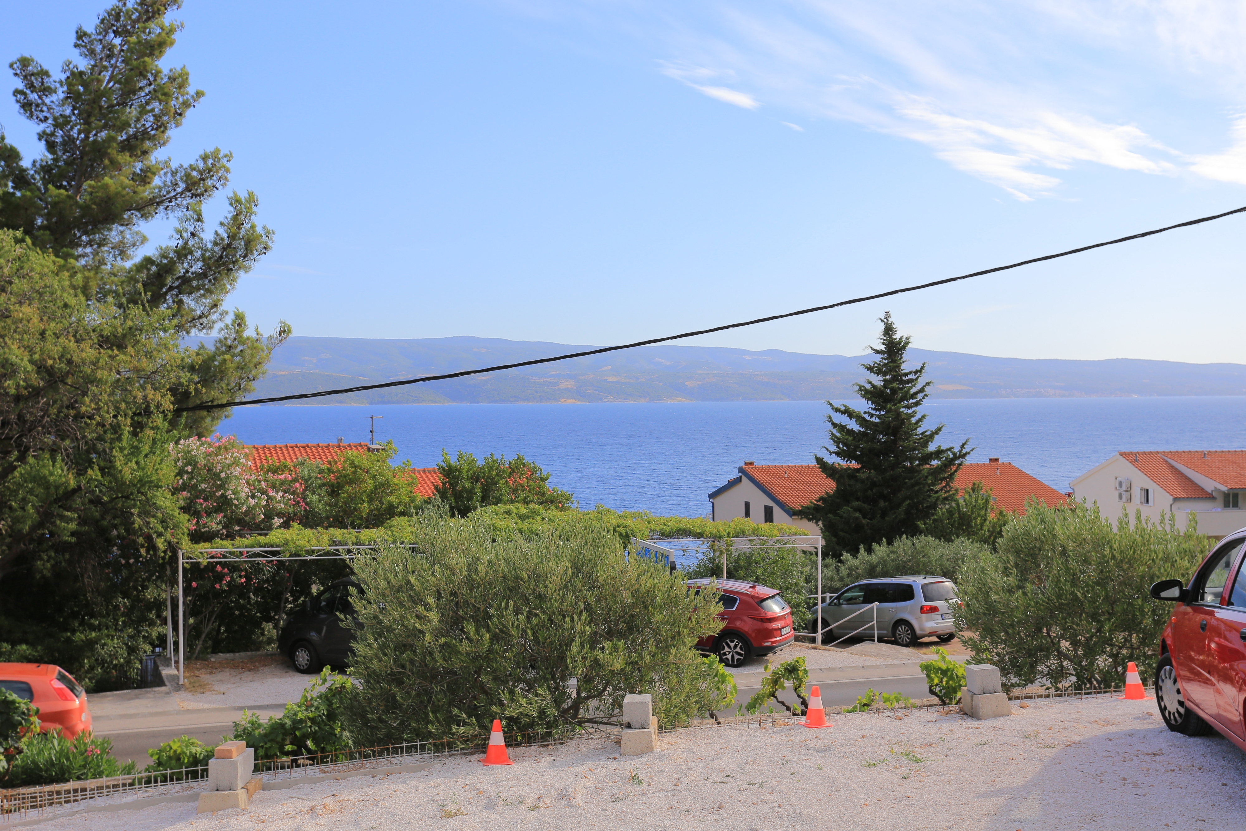 Two bedroom apartment with terrace and sea view Stanići, Omiš  A-d
