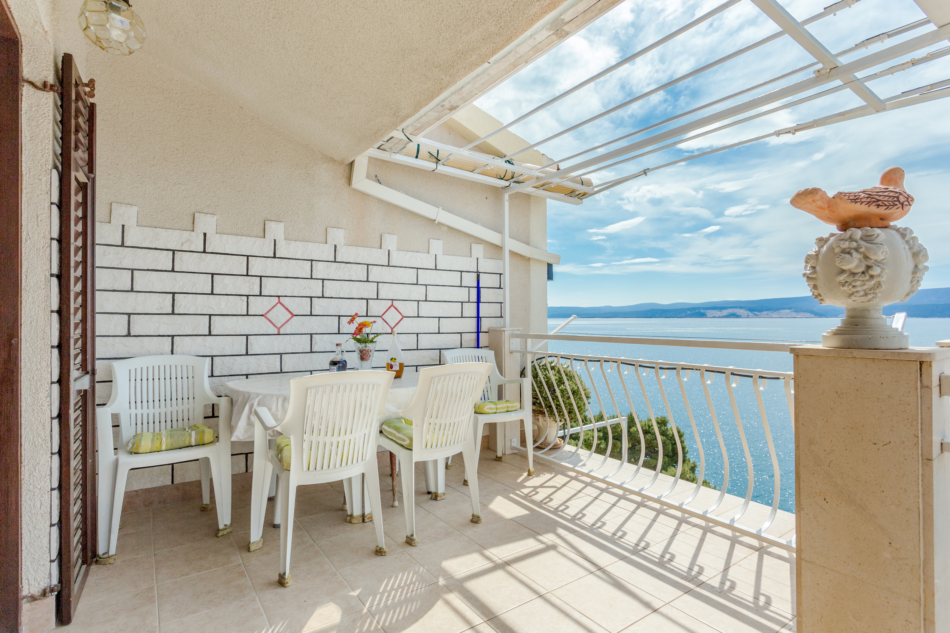 Two bedroom apartment with terrace and sea view Stanići, Omiš  A-b