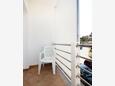 Ražanj, Balkon v ubytování typu apartment, s výhledem na moře, domácí mazlíčci povoleni a WiFi.