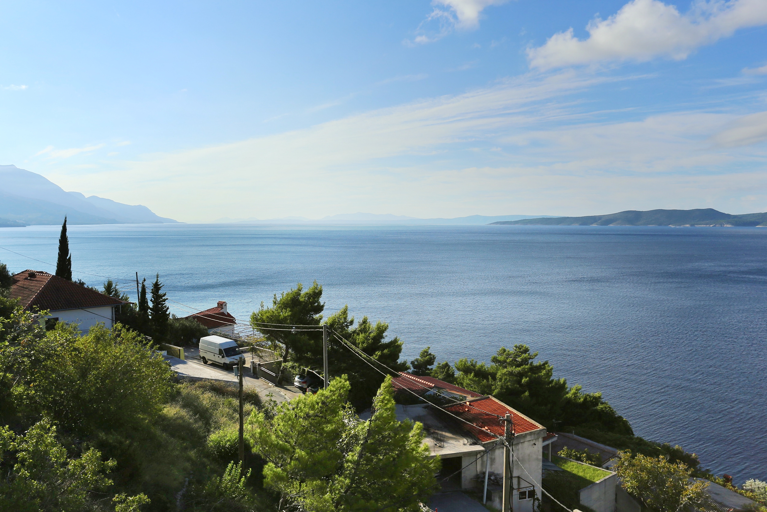 Two bedroom apartment with terrace and sea view Pisak, Omiš  A-c