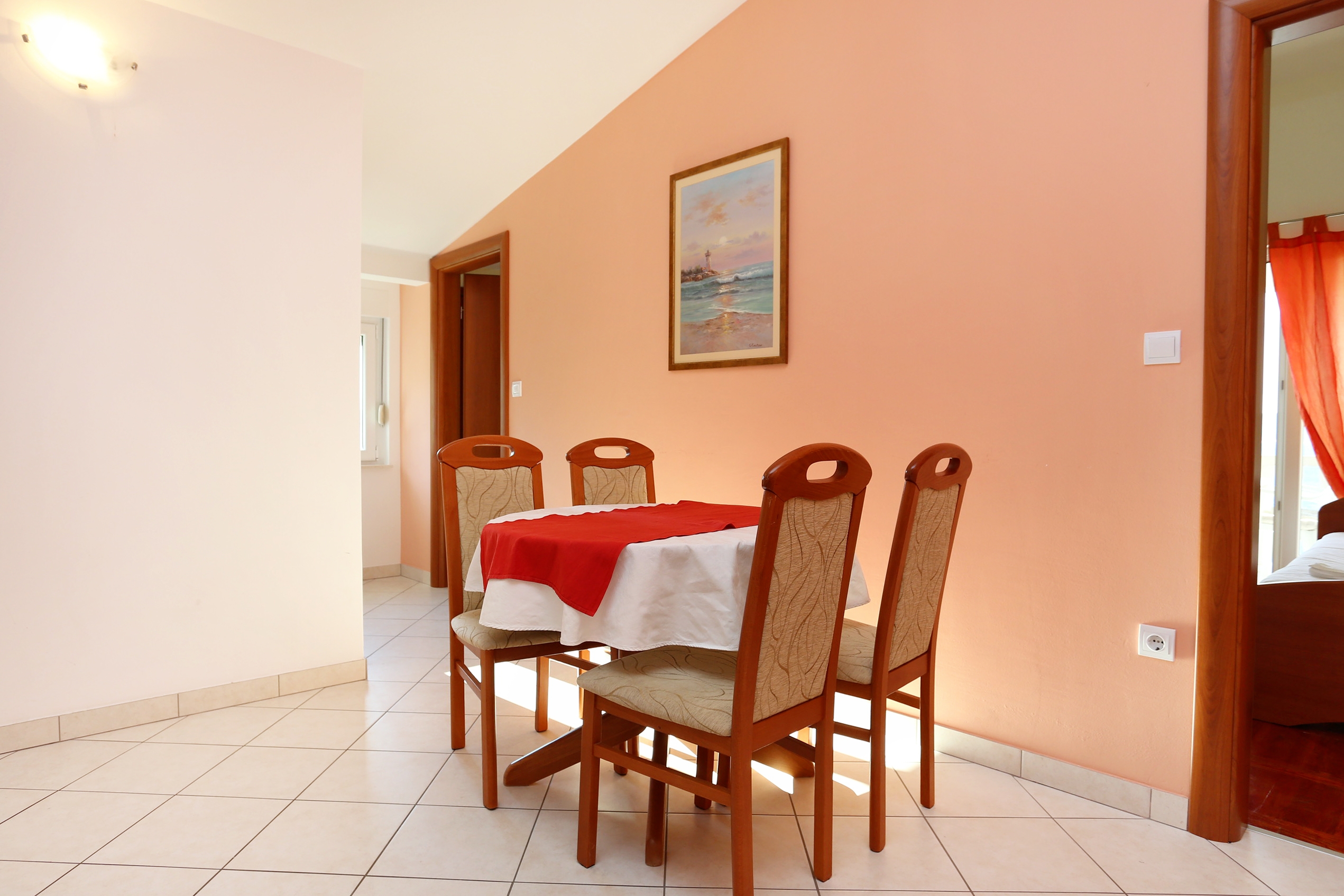 Two bedroom apartment with terrace and sea view Pisak, Omiš (A-10323-c)