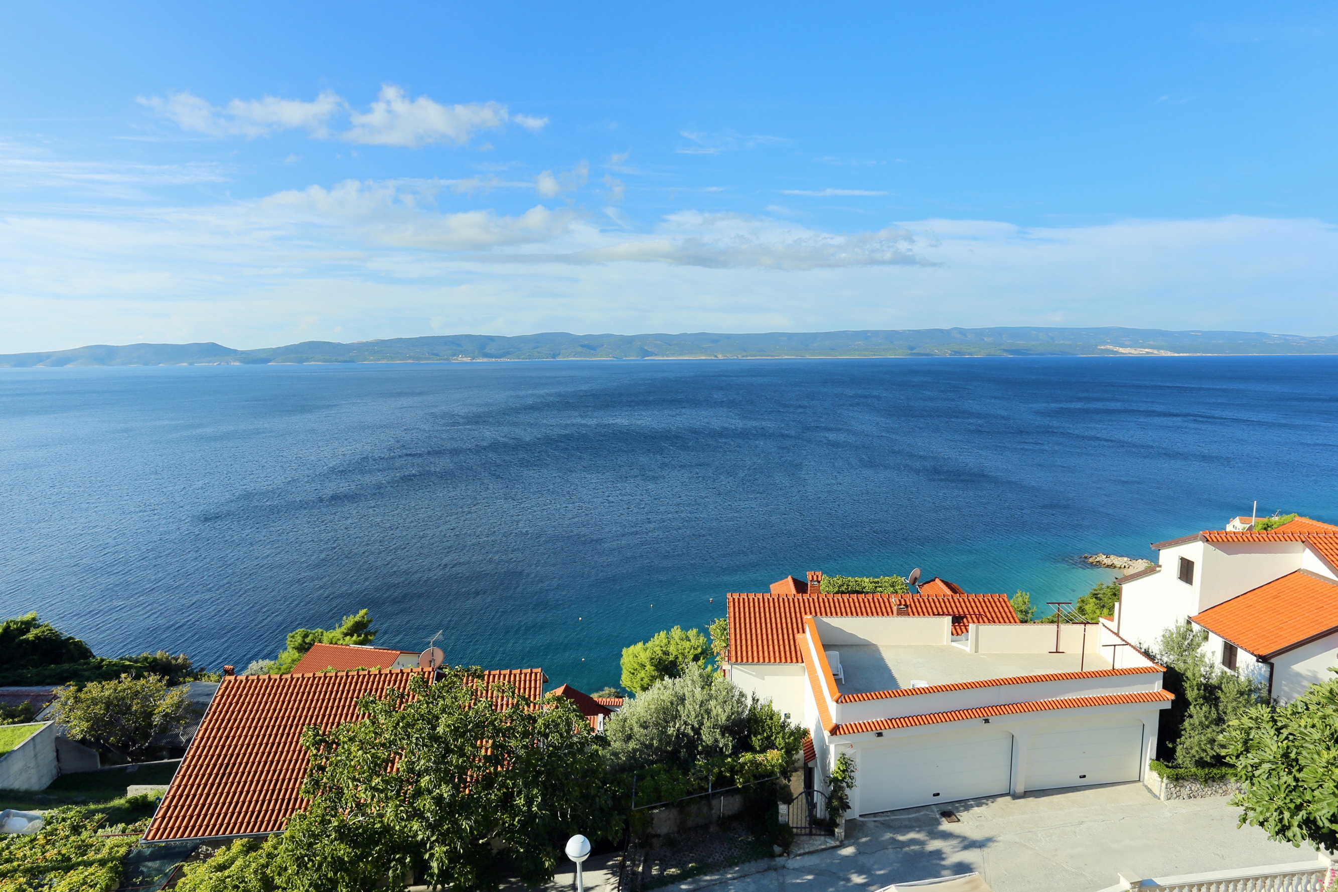Two bedroom apartment with terrace and sea view Pisak, Omiš  A-c