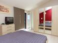 Stanići, Bedroom 1 in the apartment, air condition available and WiFi.