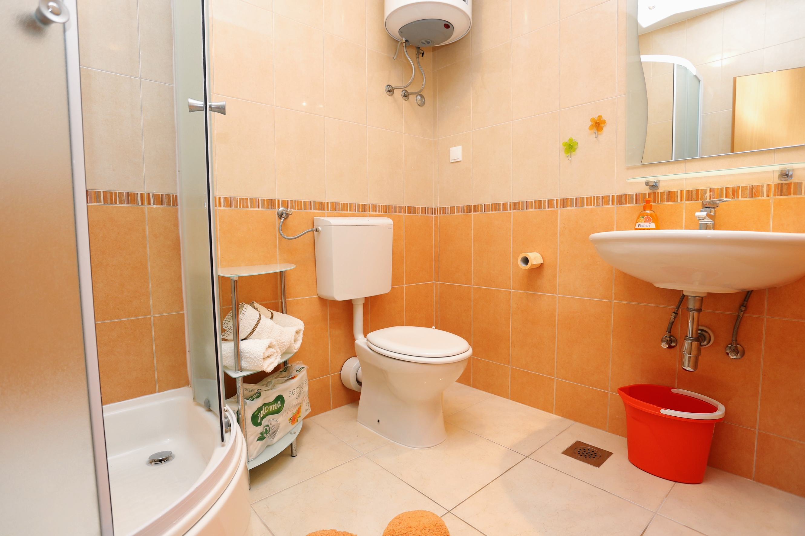 Two bedroom apartment with terrace and sea view Seget Vranjica, Trogir  A-a