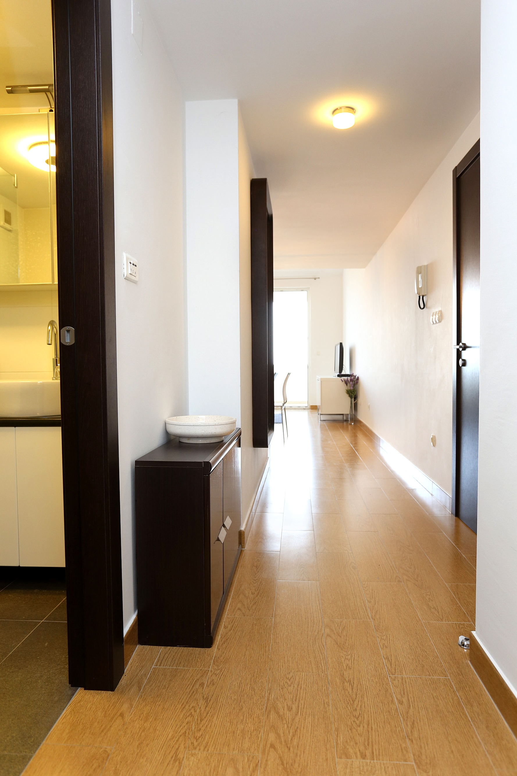 Two bedroom apartment with terrace and sea view Zečevo Rtić, Rogoznica  A-a