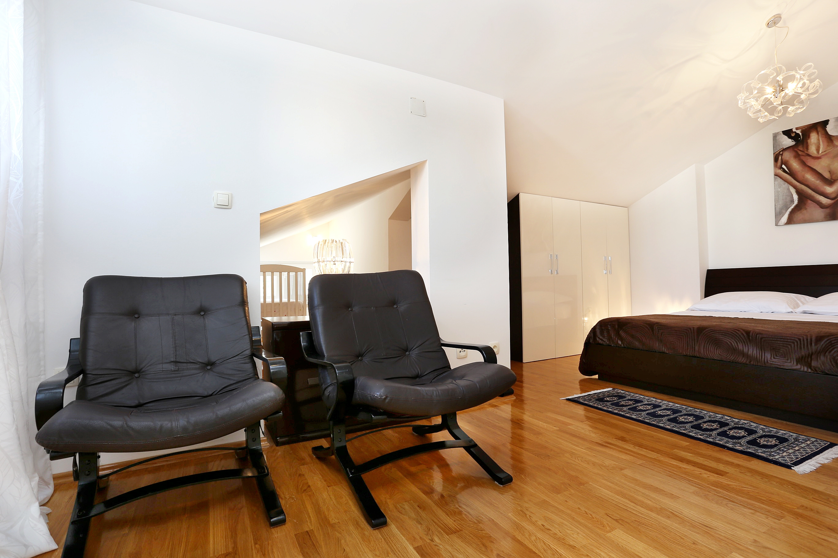 Two bedroom apartment with terrace and sea view Zečevo Rtić, Rogoznica  A-b