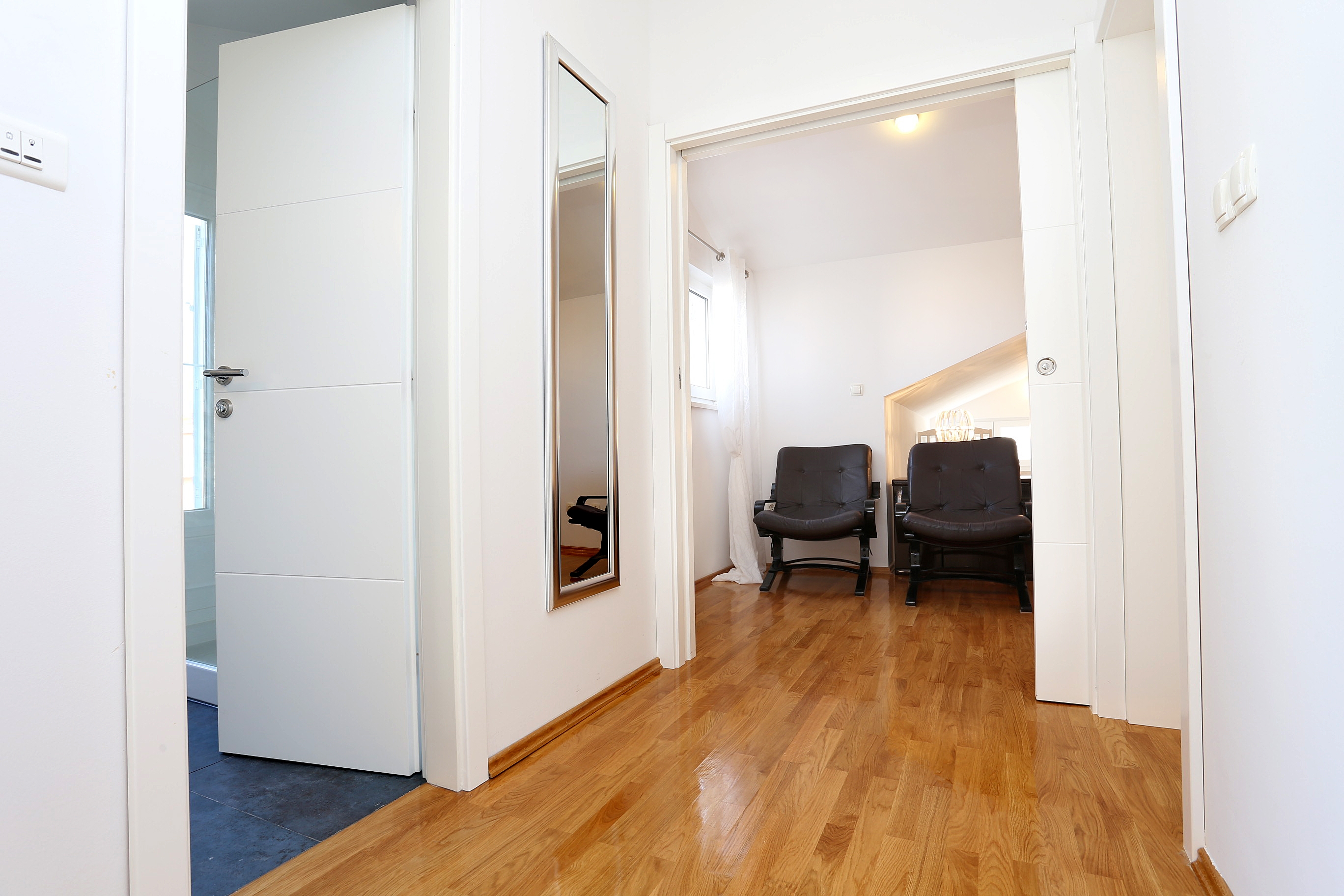 Two bedroom apartment with terrace and sea view Zečevo Rtić, Rogoznica  A-b
