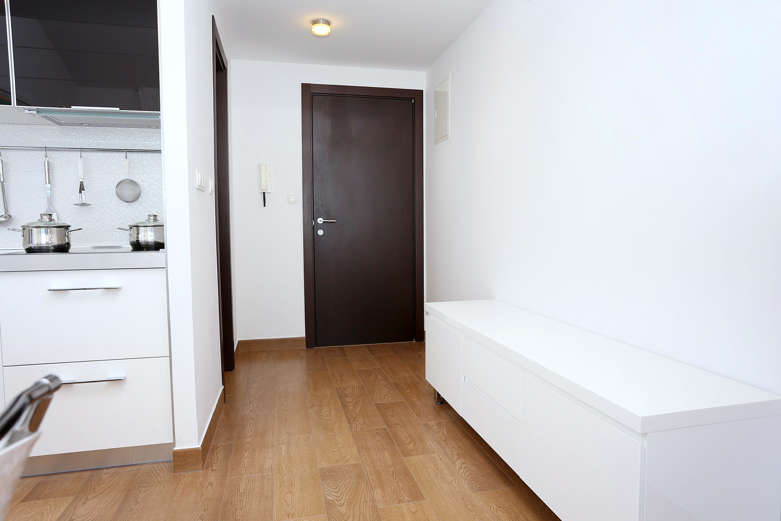 Two bedroom apartment with terrace and sea view Zečevo Rtić, Rogoznica  A-b