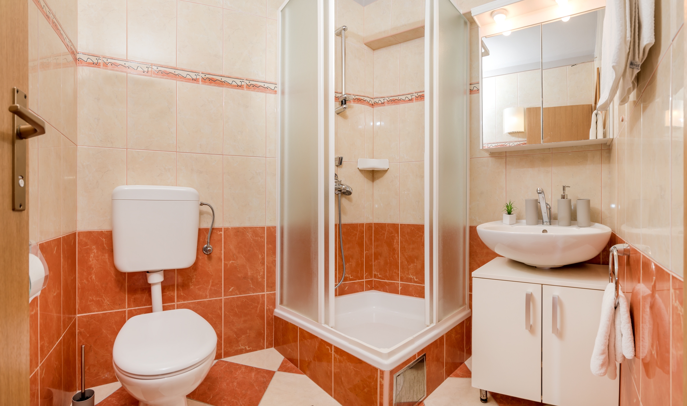 Two bedroom apartment with terrace and sea view Rogoznica  A-a
