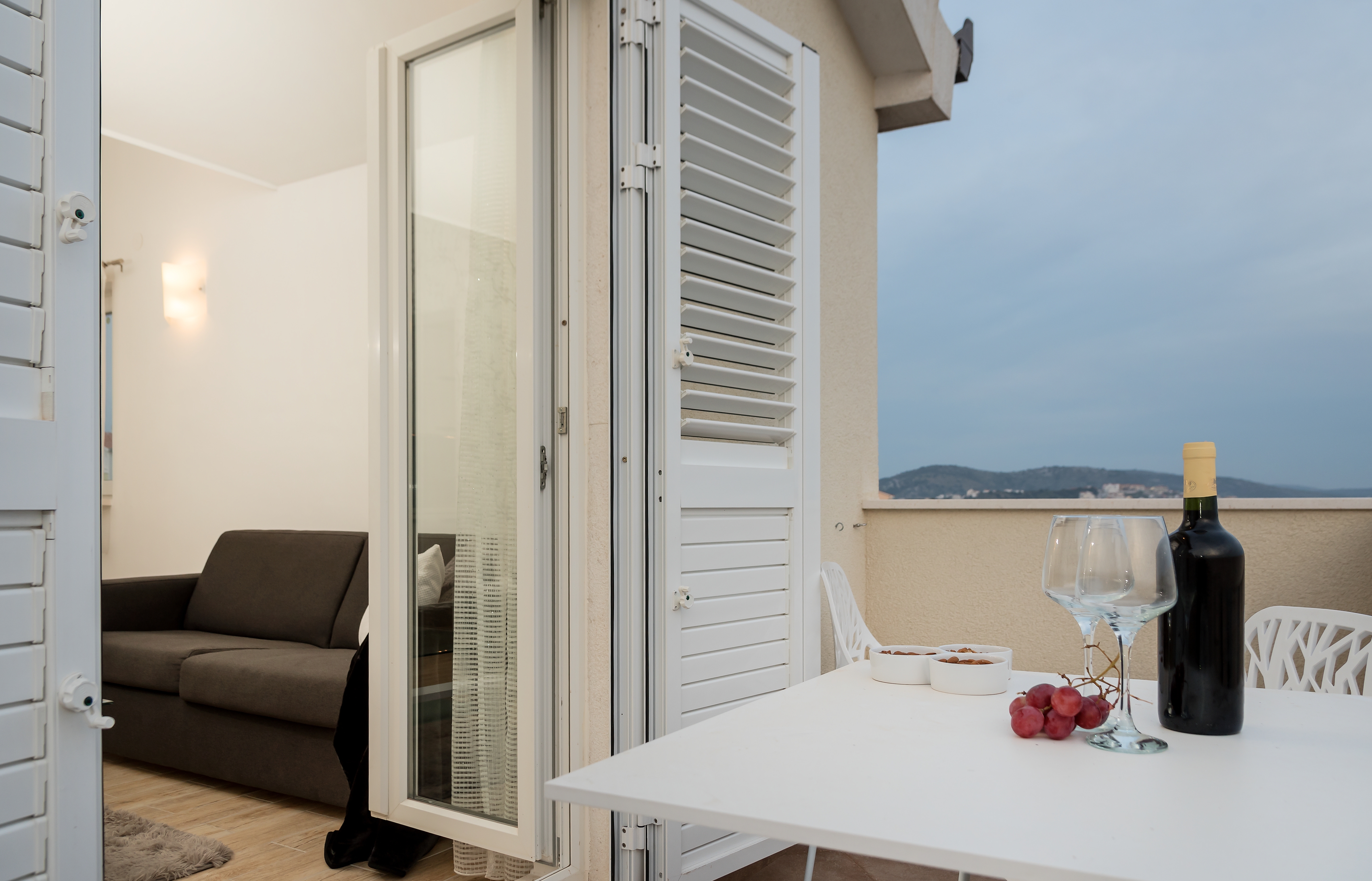 One bedroom apartment with balcony and sea view Rogoznica  A-c