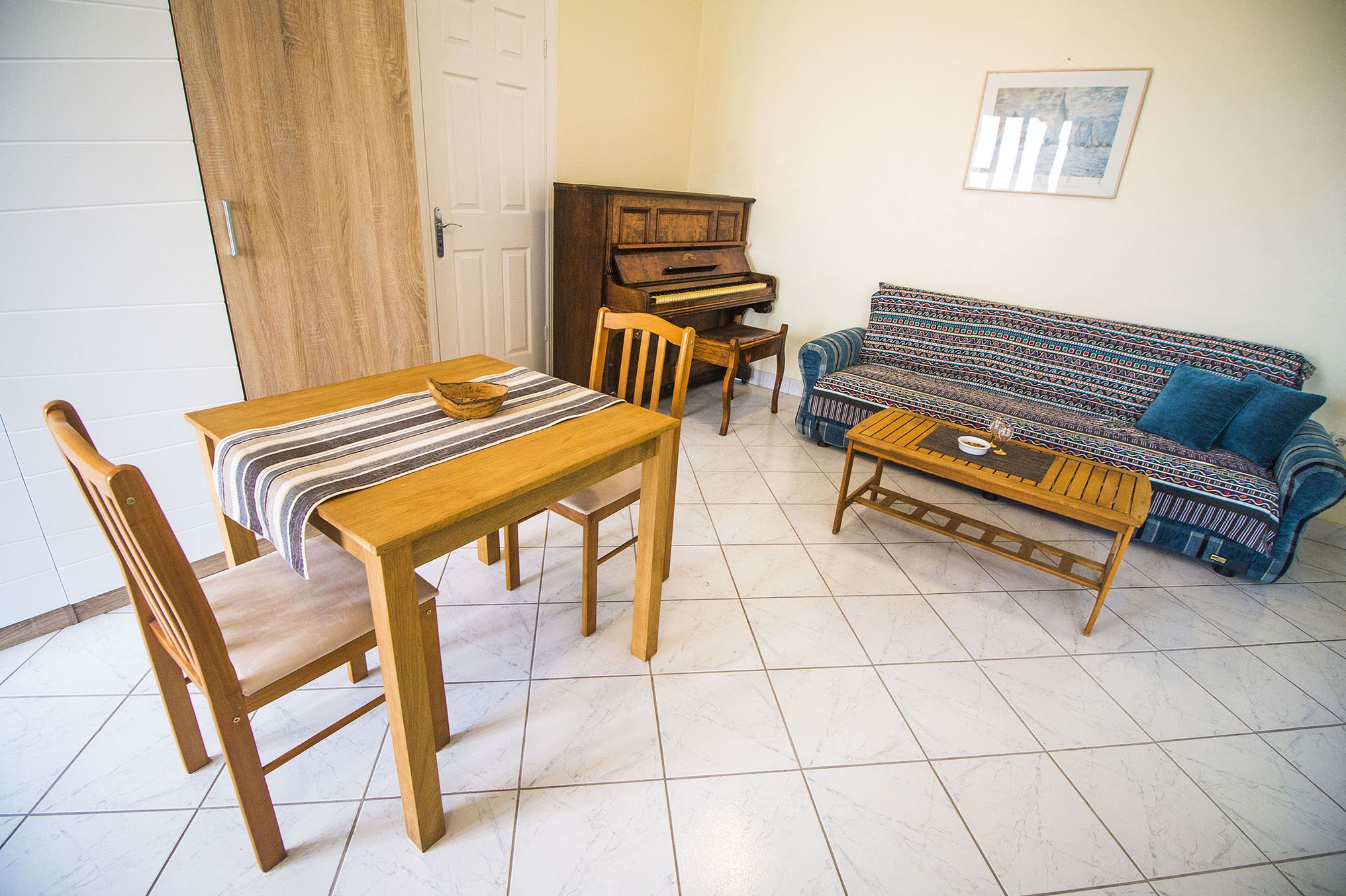 Studio flat with terrace Podstrana, Split  AS-a