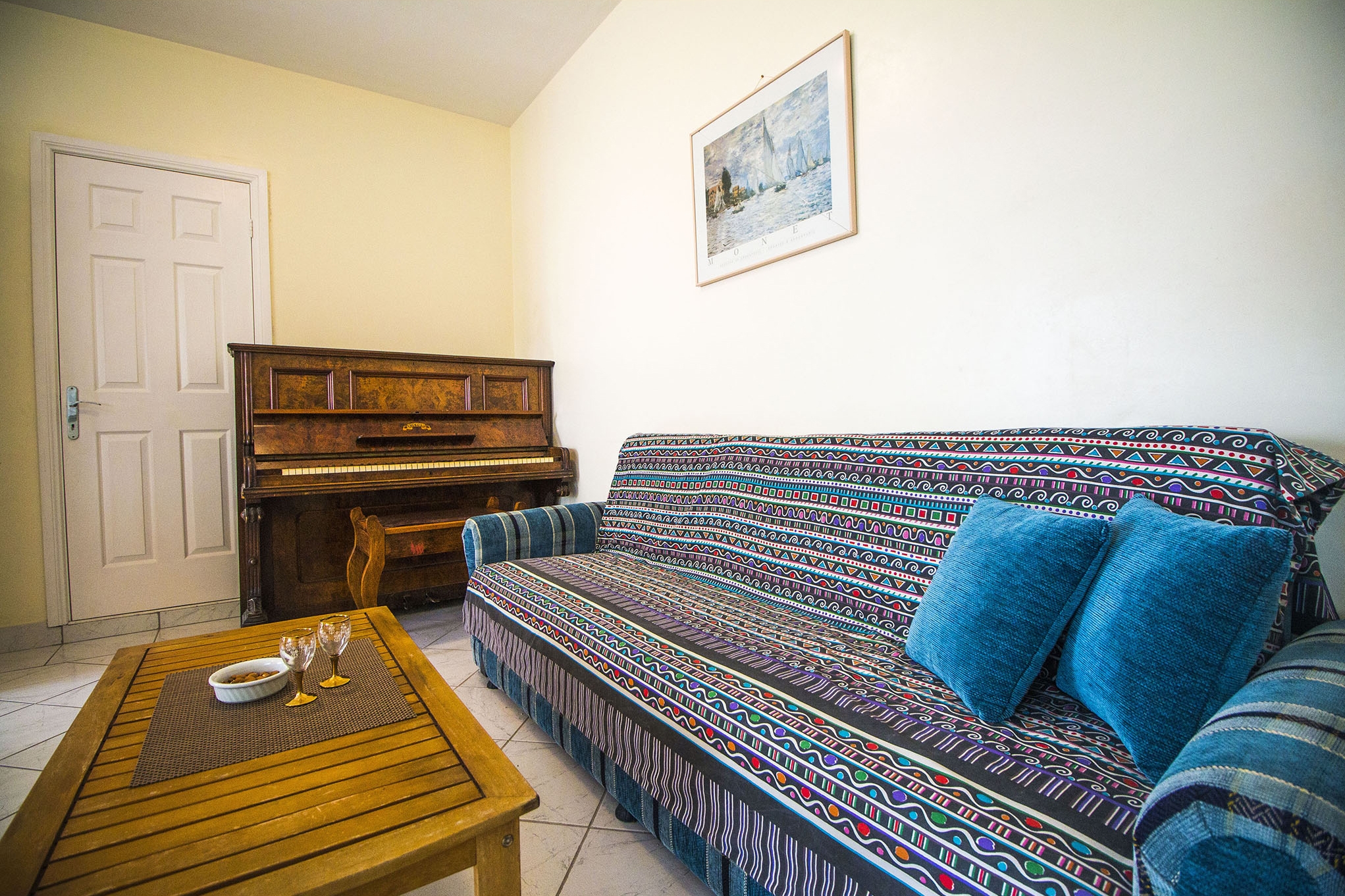 Studio flat with terrace Podstrana, Split  AS-a