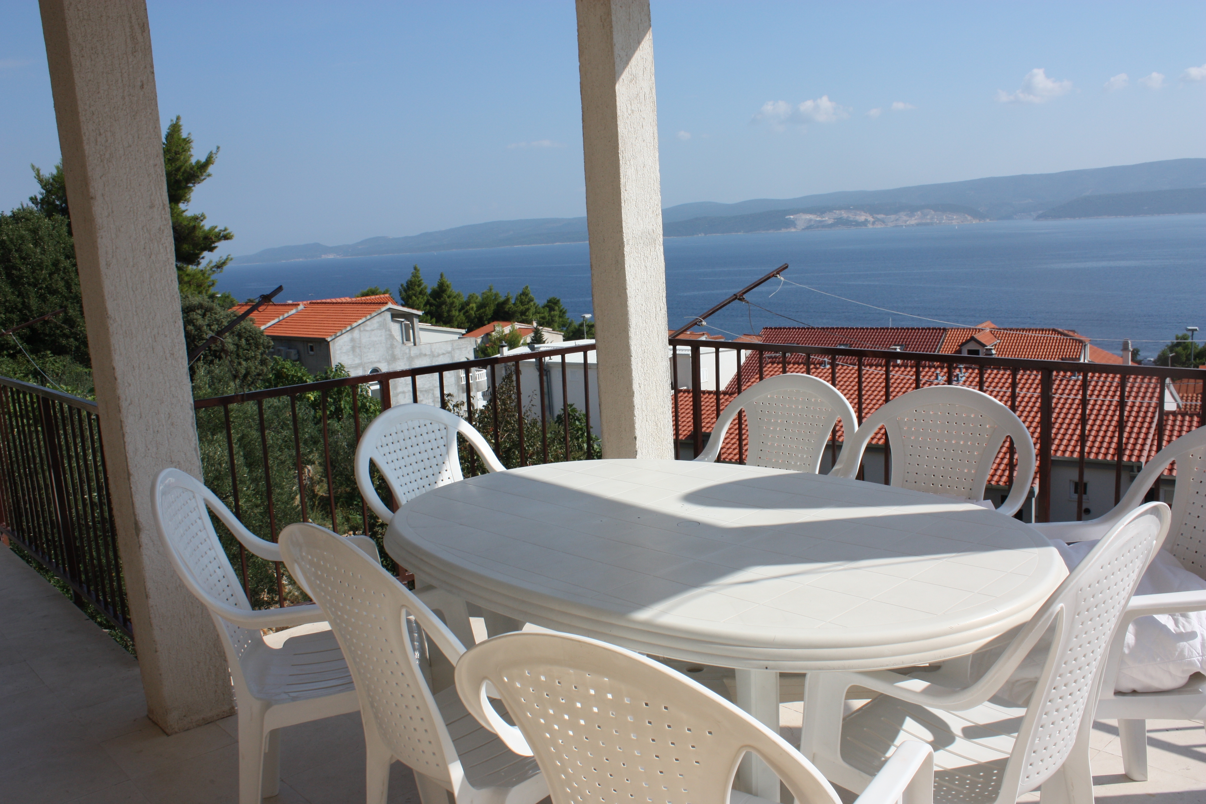 Four bedroom apartment with terrace and sea view Stanići, Omiš  A-a