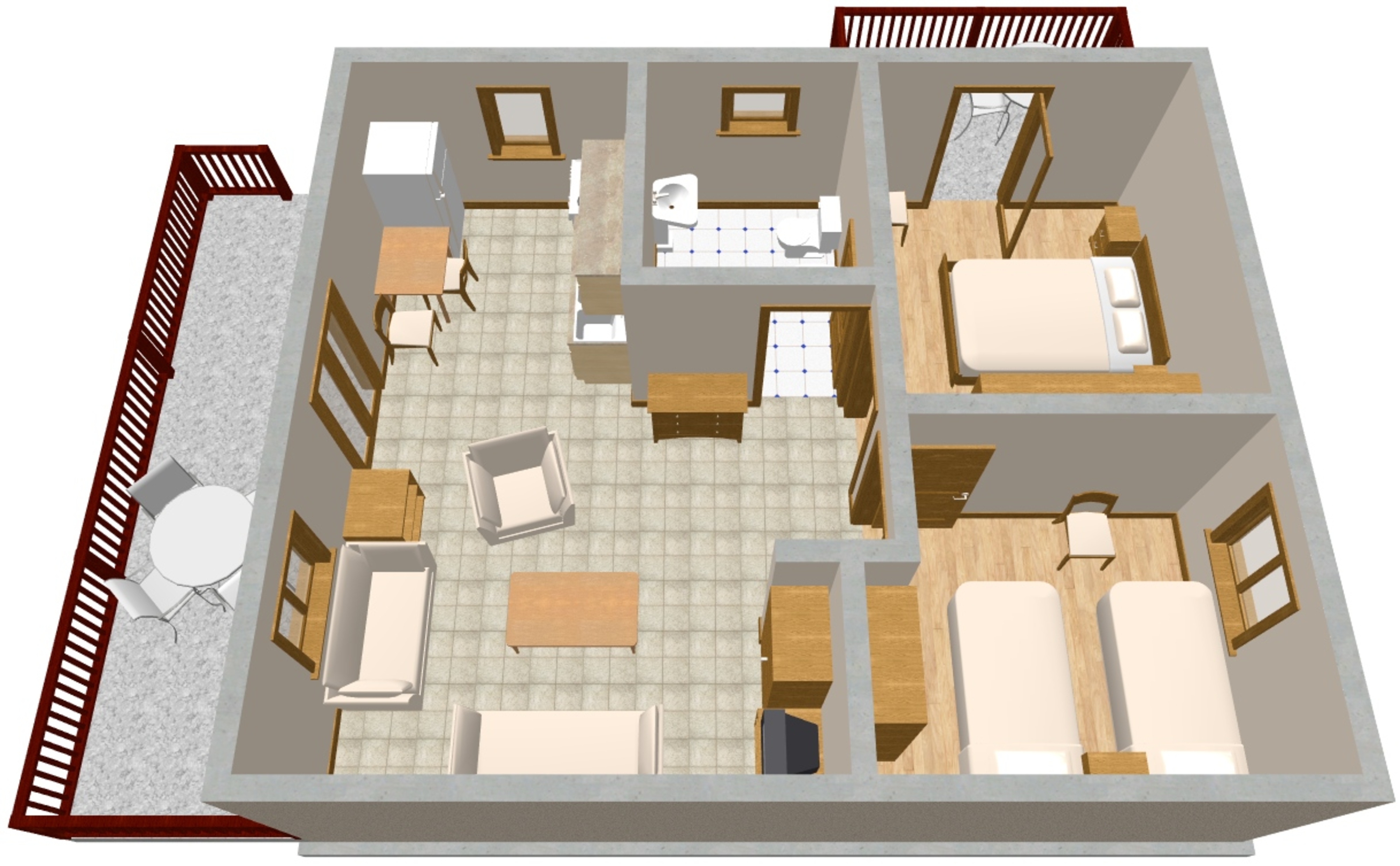 Two bedroom apartment with terrace and sea view Seget Vranjica, Trogir  A-a