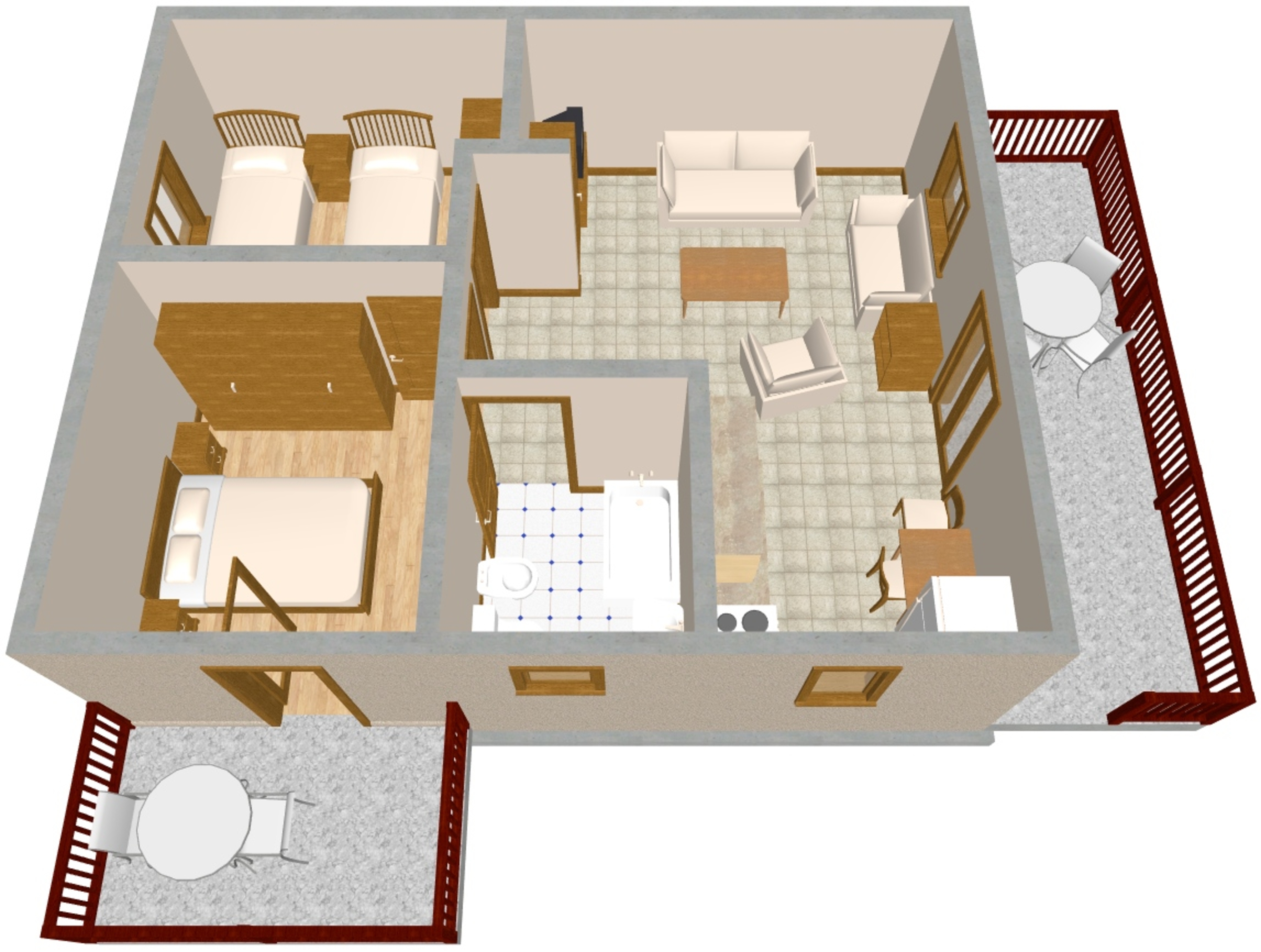 Two bedroom apartment with terrace and sea view Seget Vranjica, Trogir  A-a