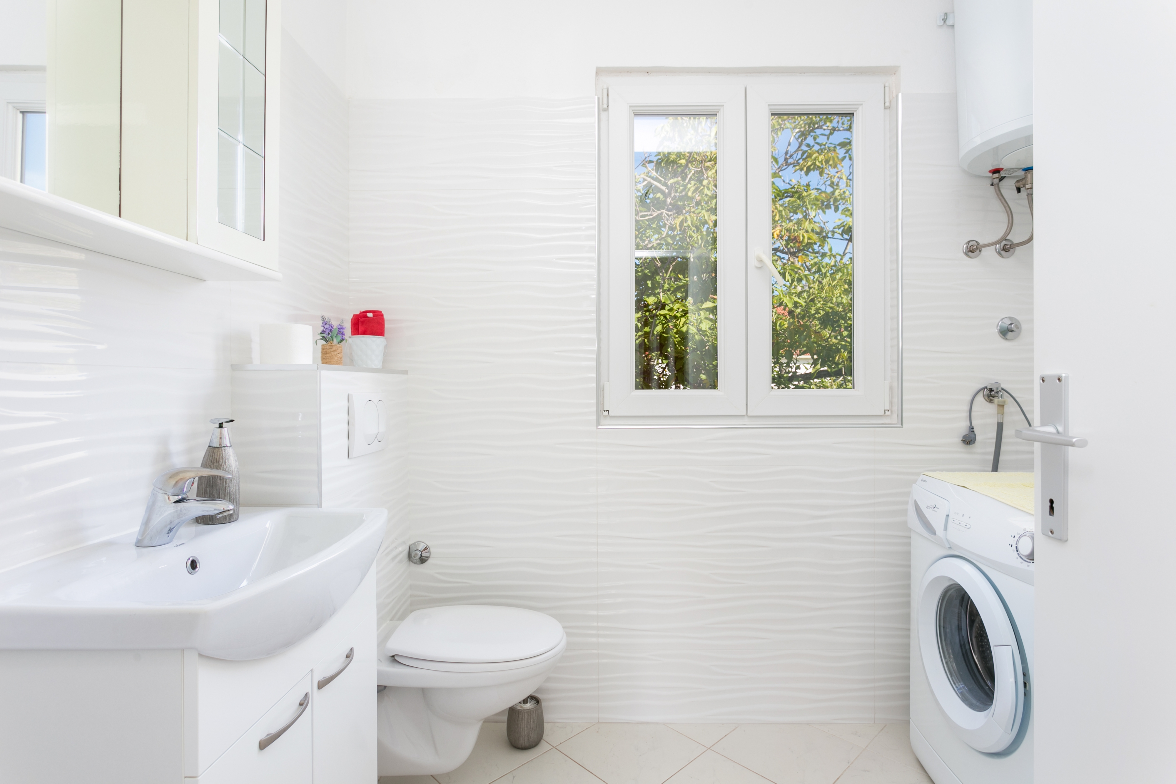 Two bedroom apartment with terrace and sea view Seget Vranjica, Trogir  A-a