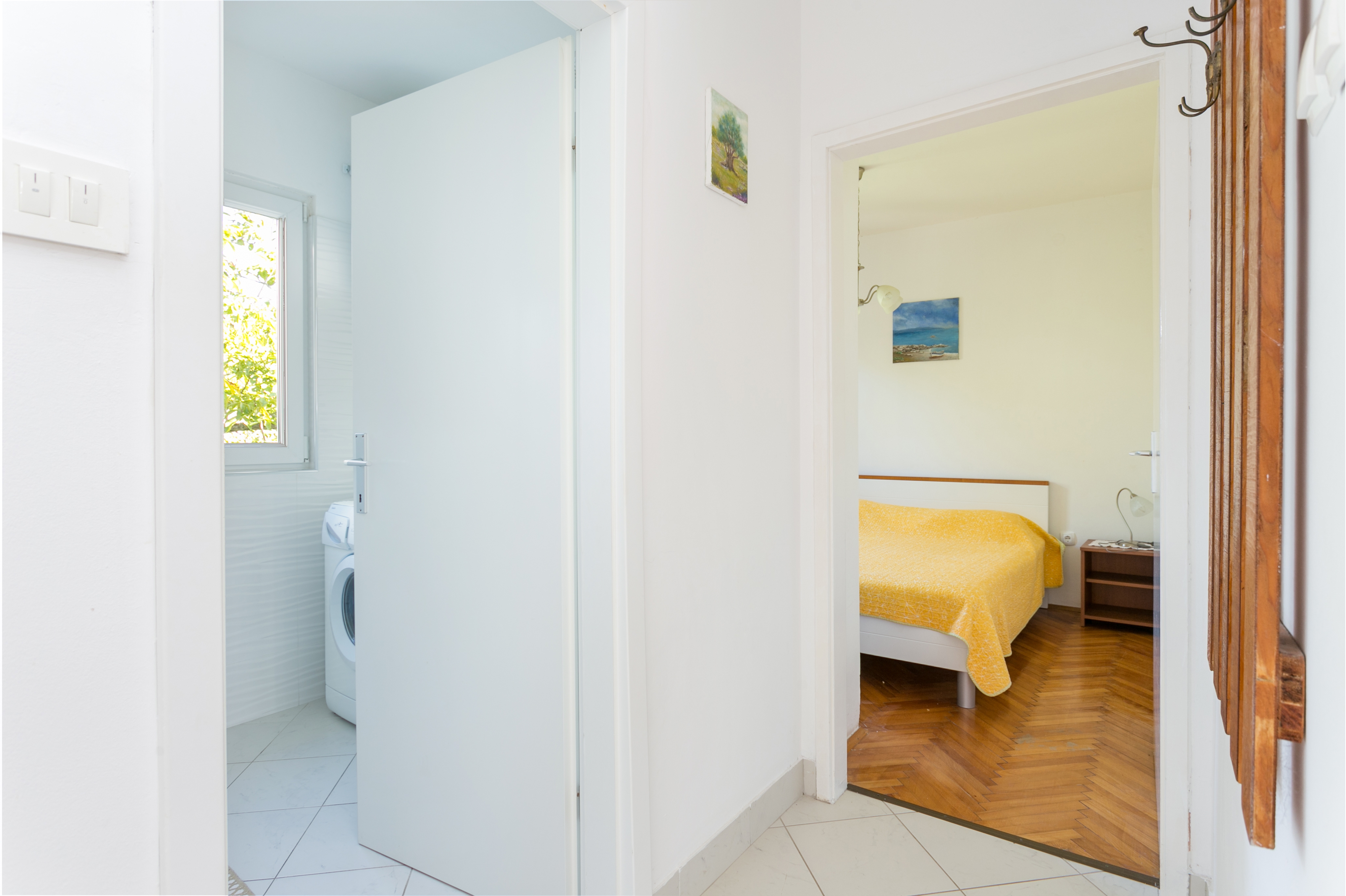 Two bedroom apartment with terrace and sea view Seget Vranjica, Trogir  A-a