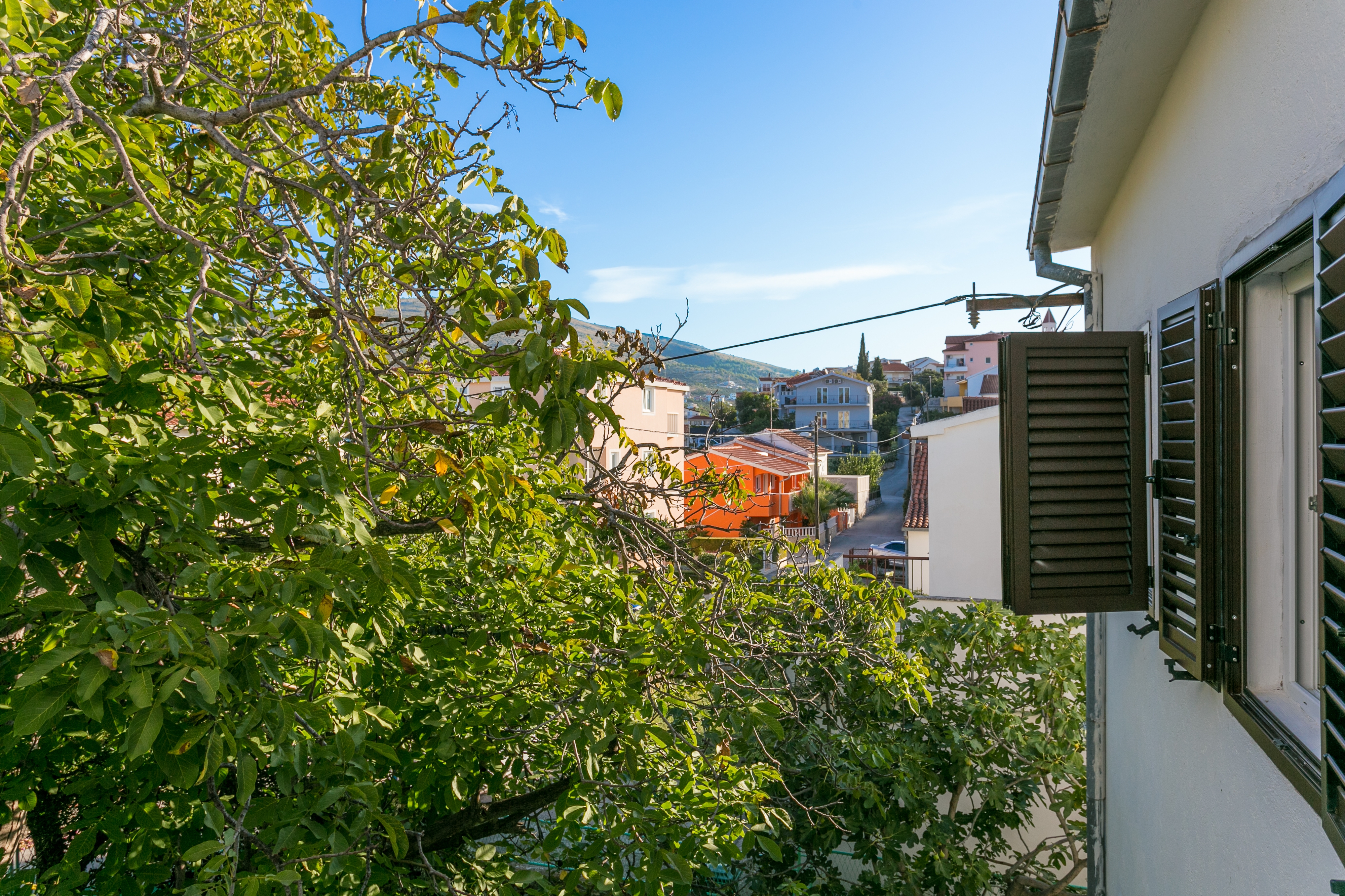 Two bedroom apartment with terrace and sea view Seget Vranjica, Trogir  A-b