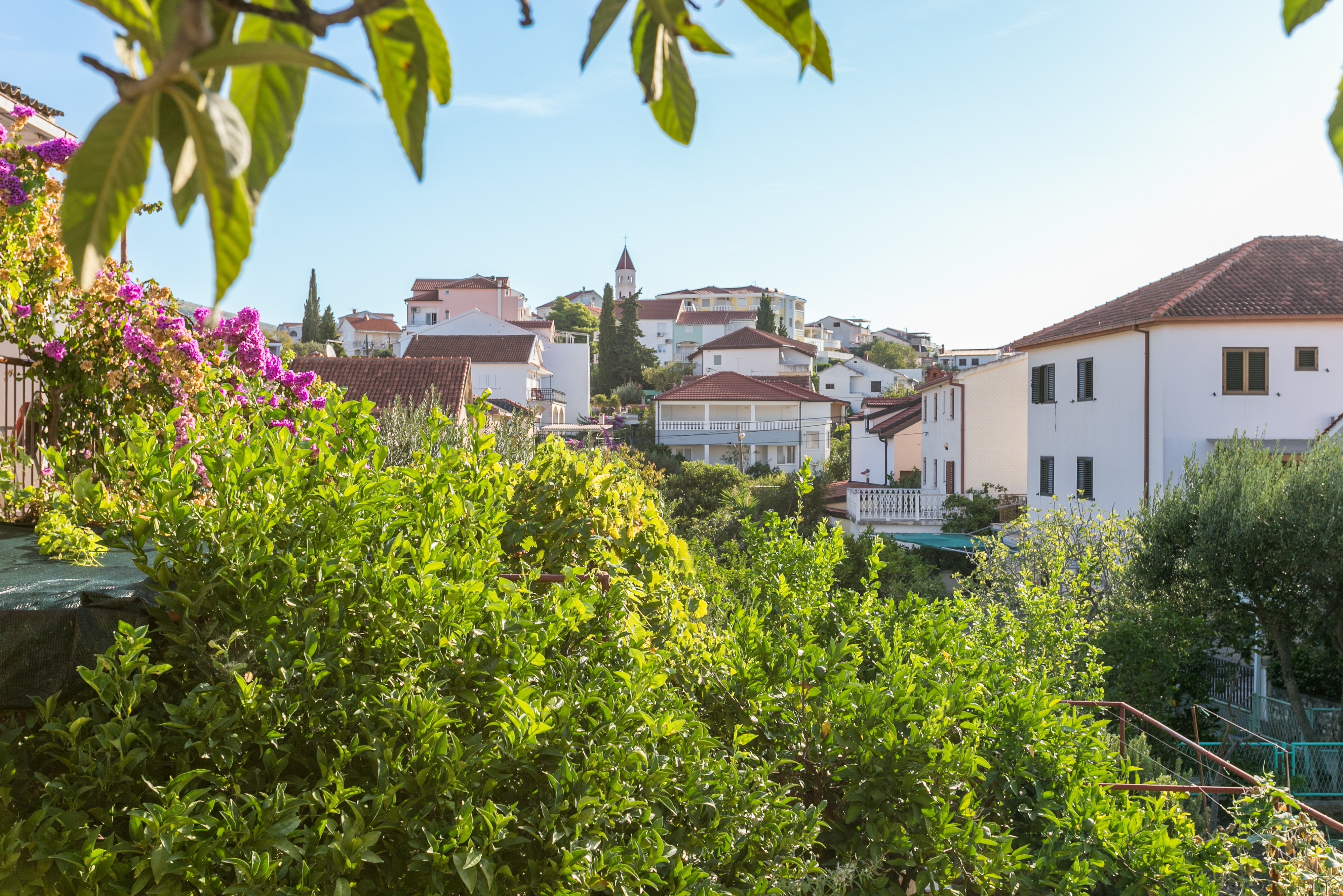 Two bedroom apartment with terrace and sea view Seget Vranjica, Trogir  A-b