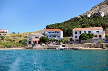 Metajna, Pag, Objekt 10405 - Apartmani blizu mora sa pješčanom plažom.