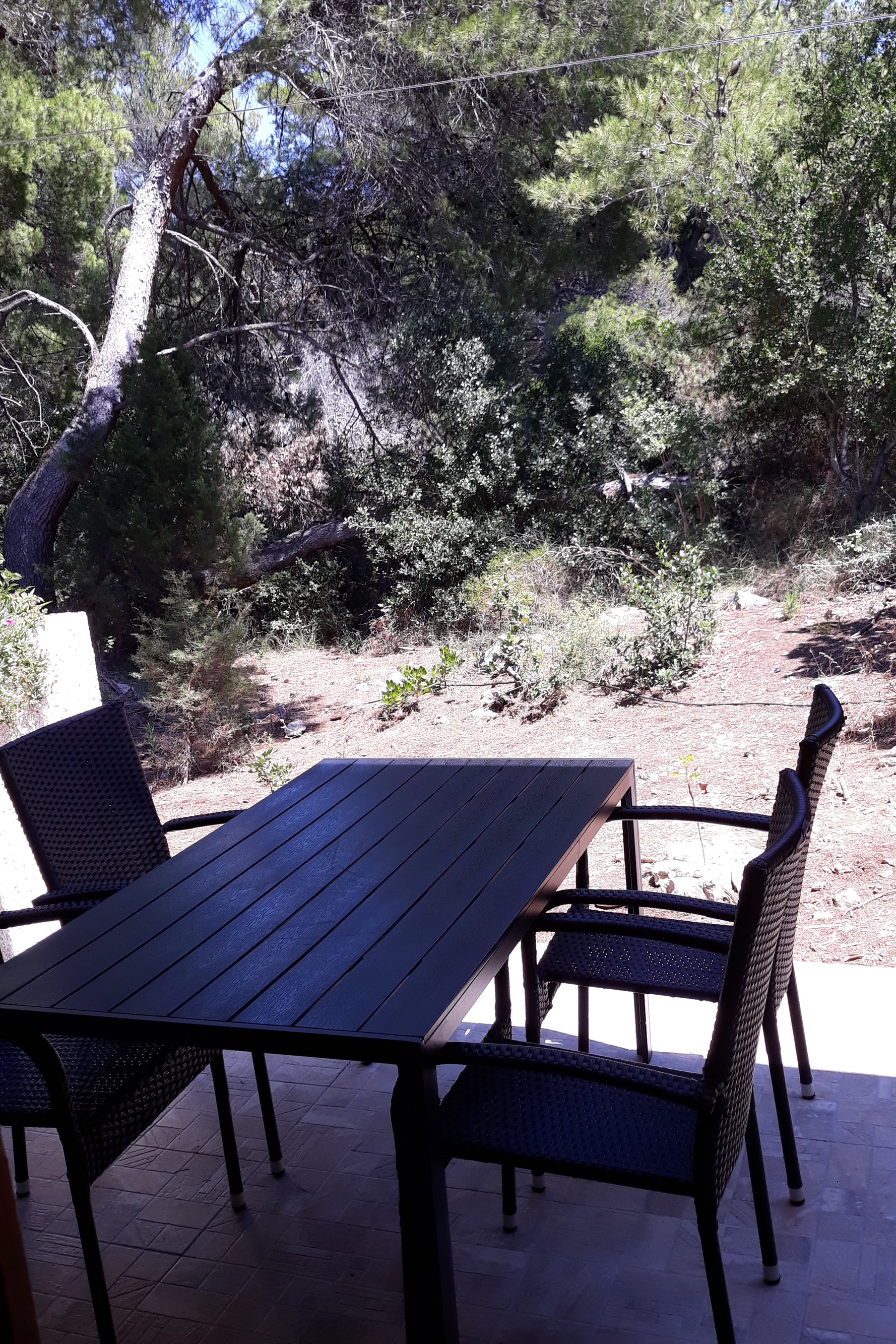 One bedroom apartment with terrace Cove Blaca, Mljet  A-b