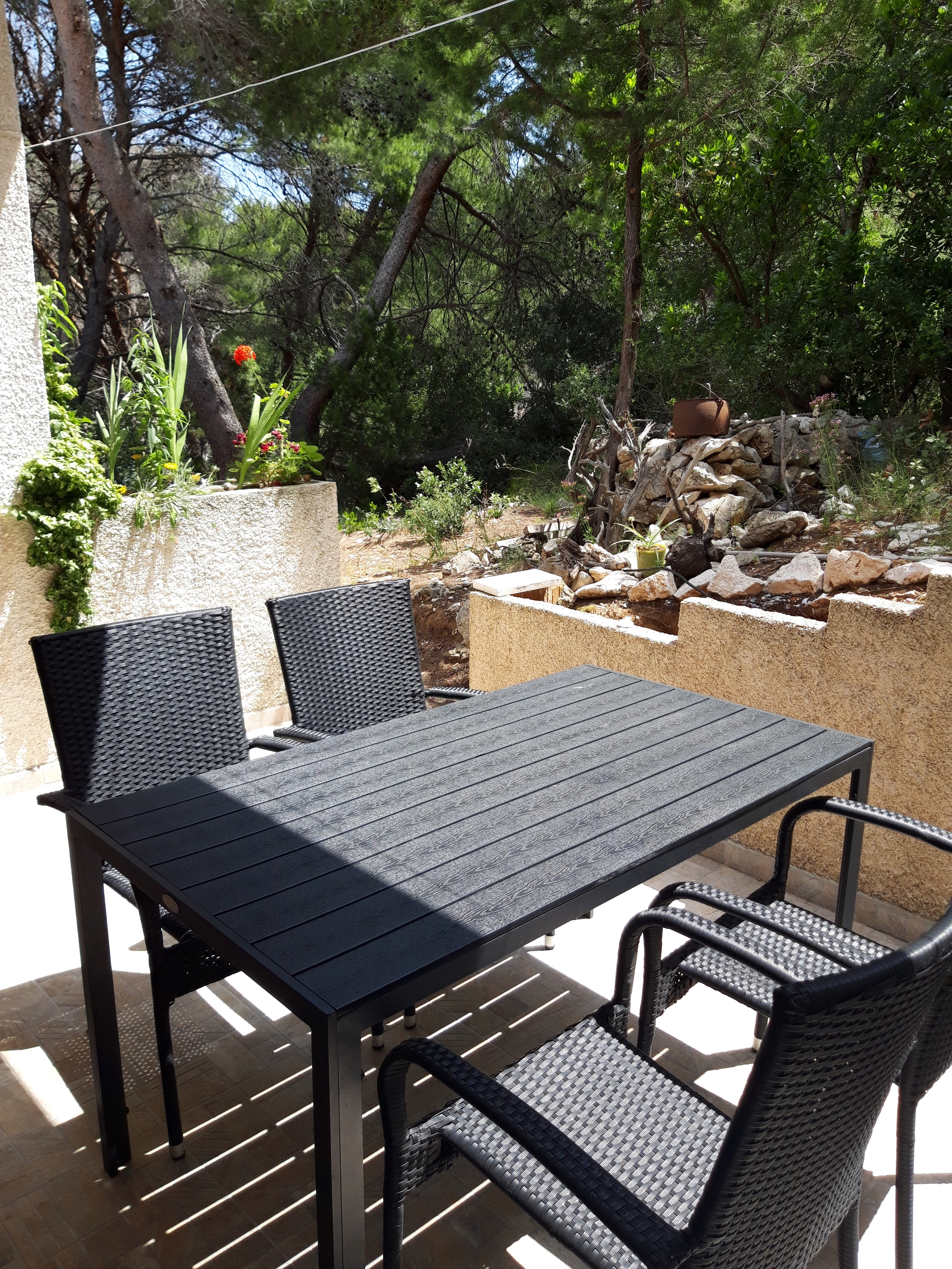 One bedroom apartment with terrace Cove Blaca, Mljet  A-c