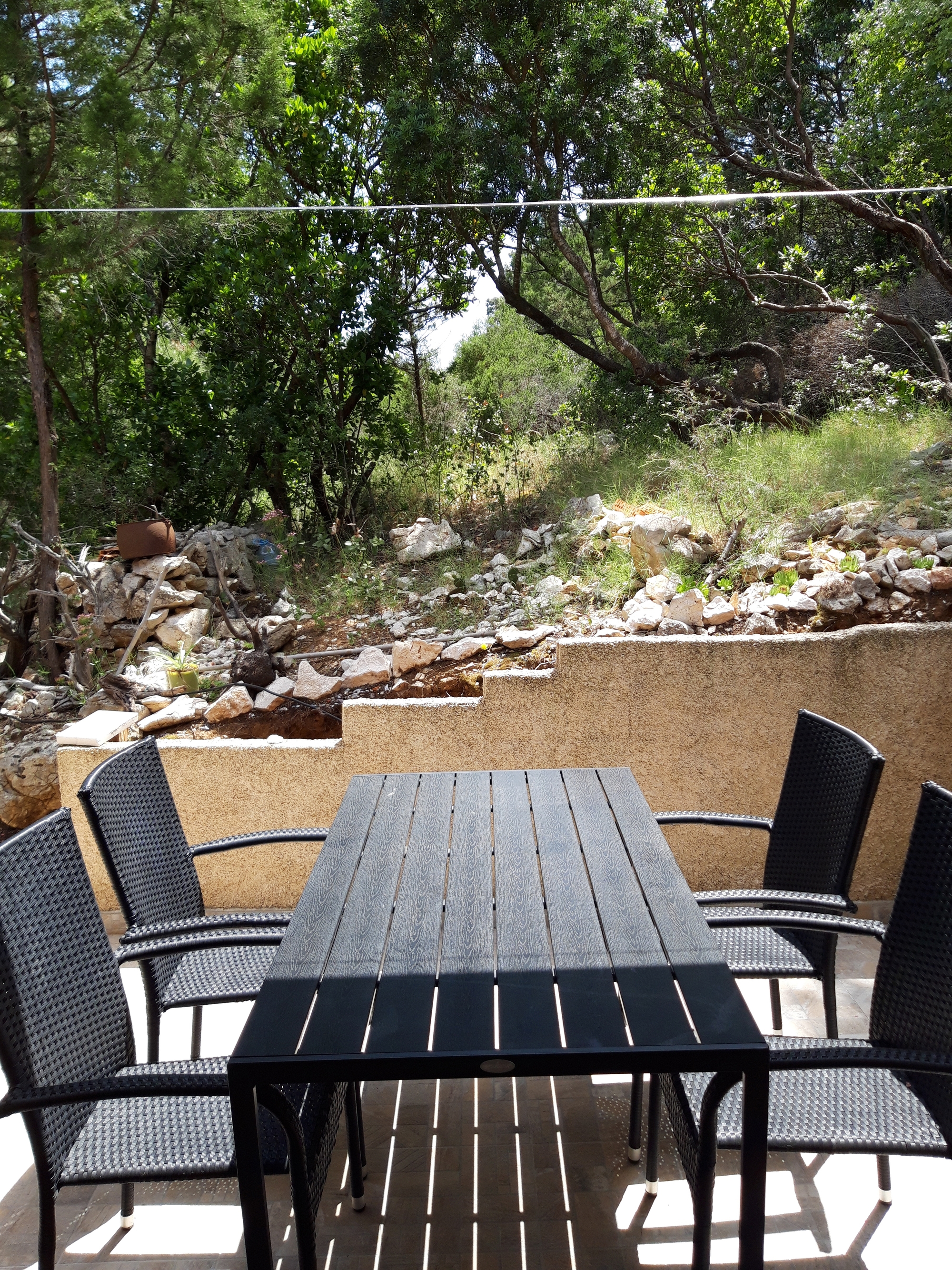 One bedroom apartment with terrace Cove Blaca, Mljet  A-c