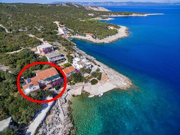 Pokrivenik, Hvar, Obiekt 10419 - Apartamenty przy morzu ze żwirową plażą.