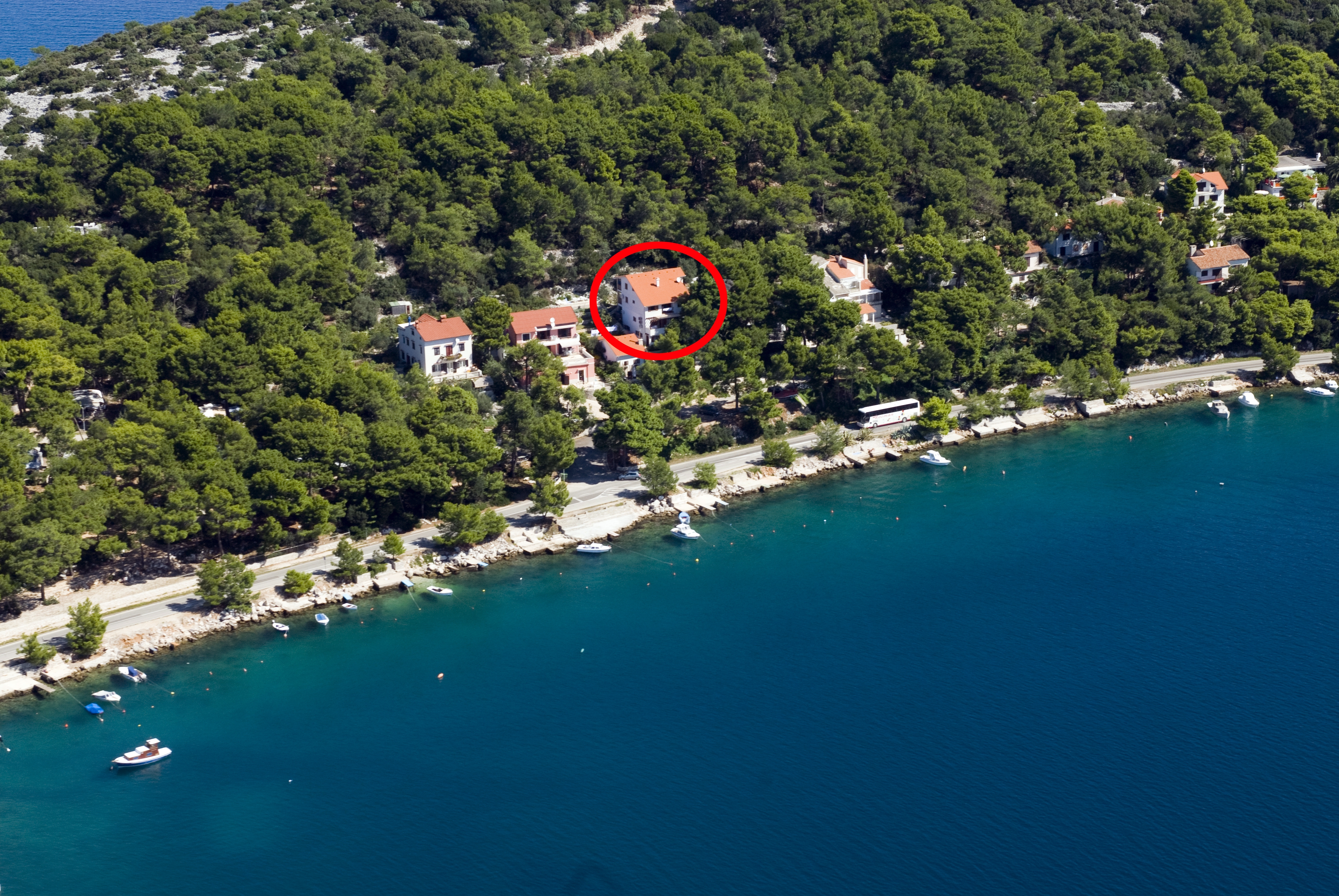 Room with balcony and sea view Mali Lošinj, Lošinj (S-10420-a)
